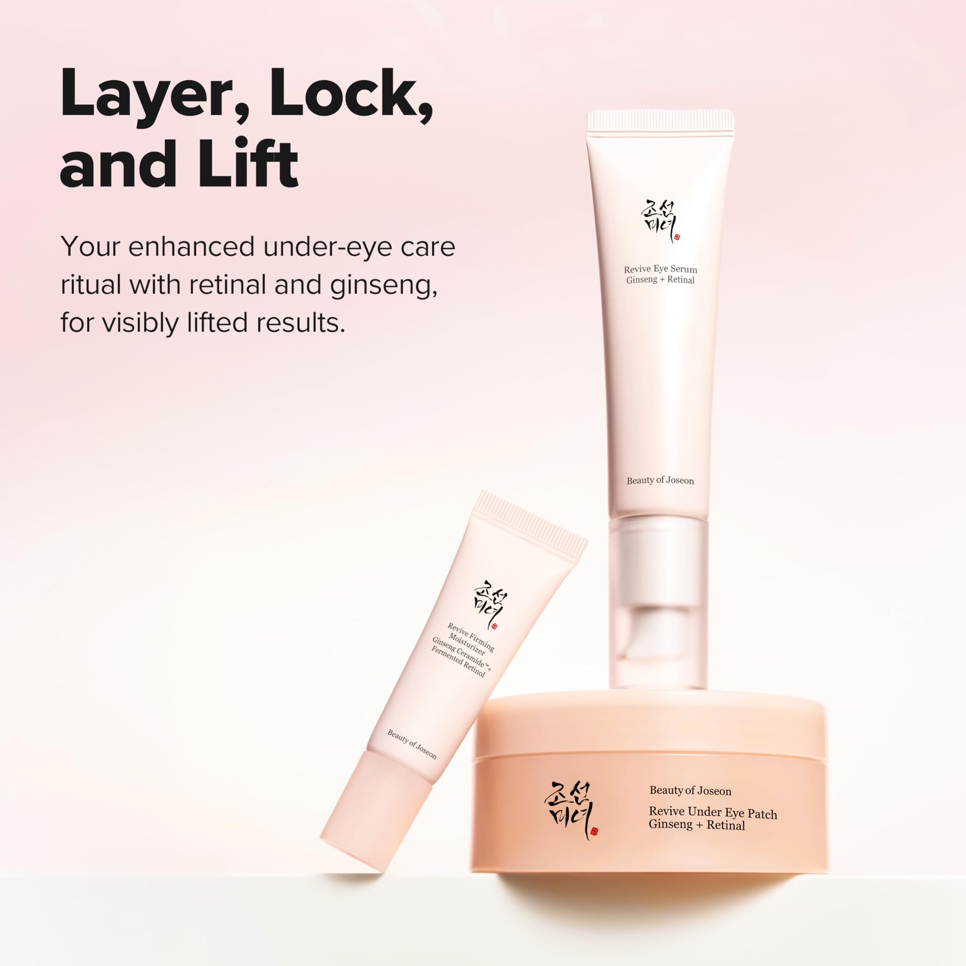 Beauty of Joseon Revive Ritual Eye Duo With Retinol Moisturizer Gift | Daily Korean Skincare for