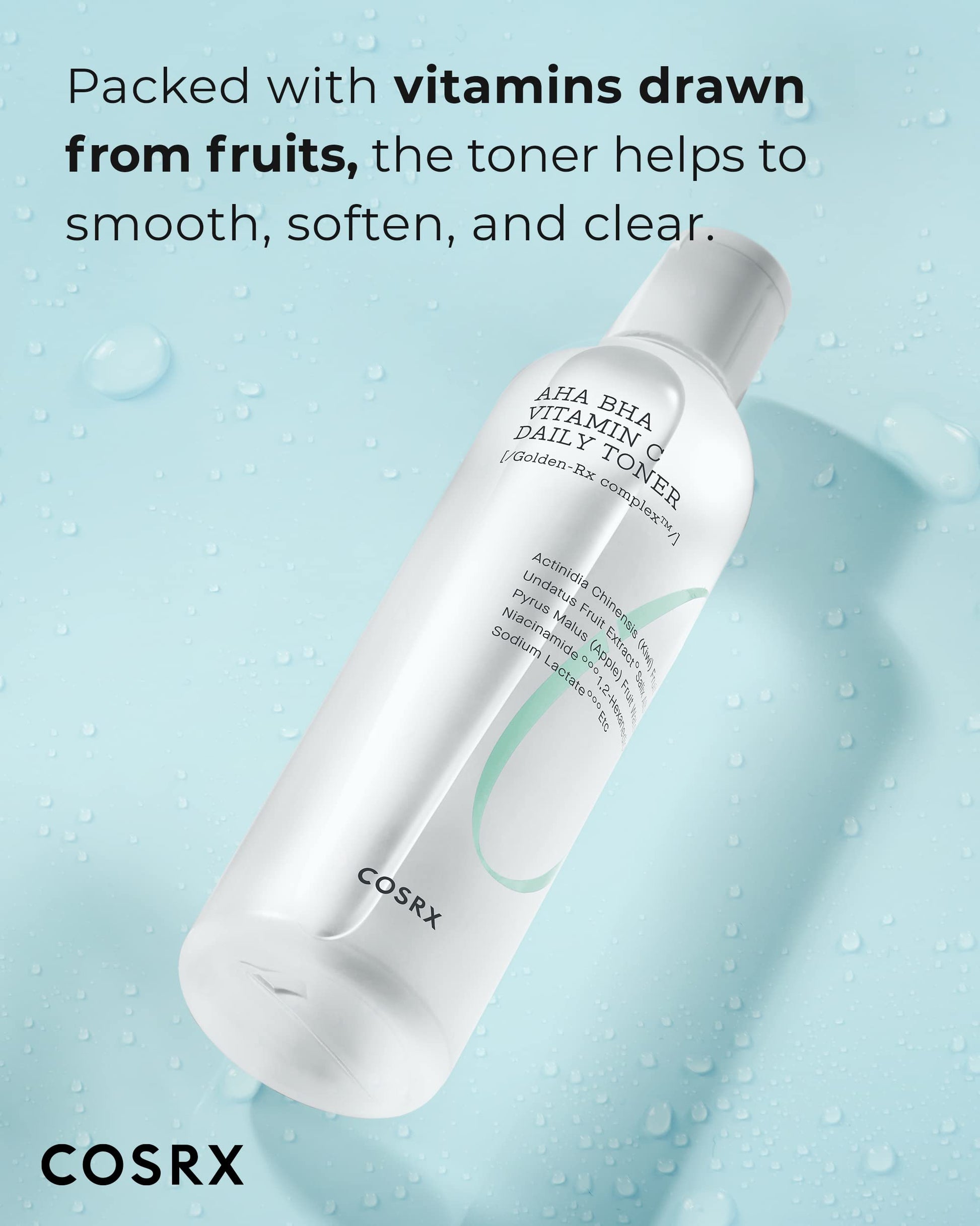 COSRX ABC Daily Toner with AHA BHA Vitamin C, Exfoliating, 5.07 fl oz