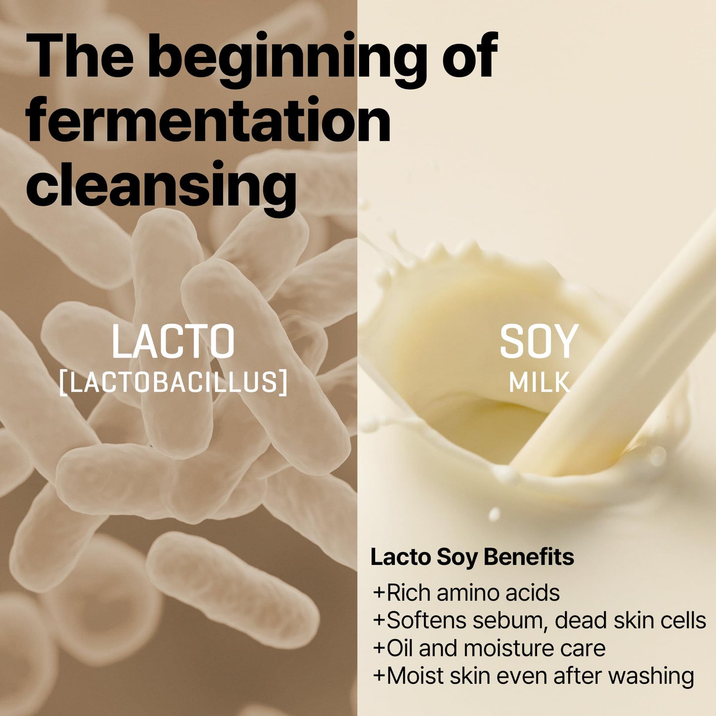 SOME BY MI Lacto Soy Mild Peeling Bubble Cleanser – 6.08oz, 180ml – Korean Vegan Blackhead Removing