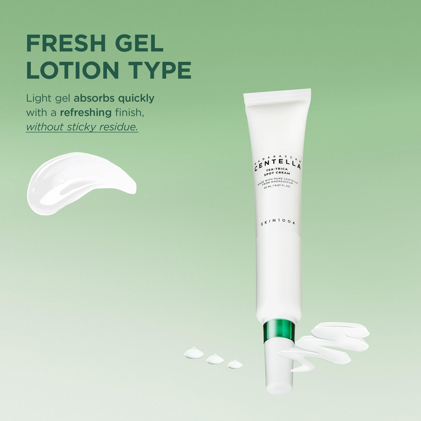 SKIN1004 Tea-Trica Spot Cream, Spot Treatment with Centella Asiatica & Tea Tree, Face Moisturizer