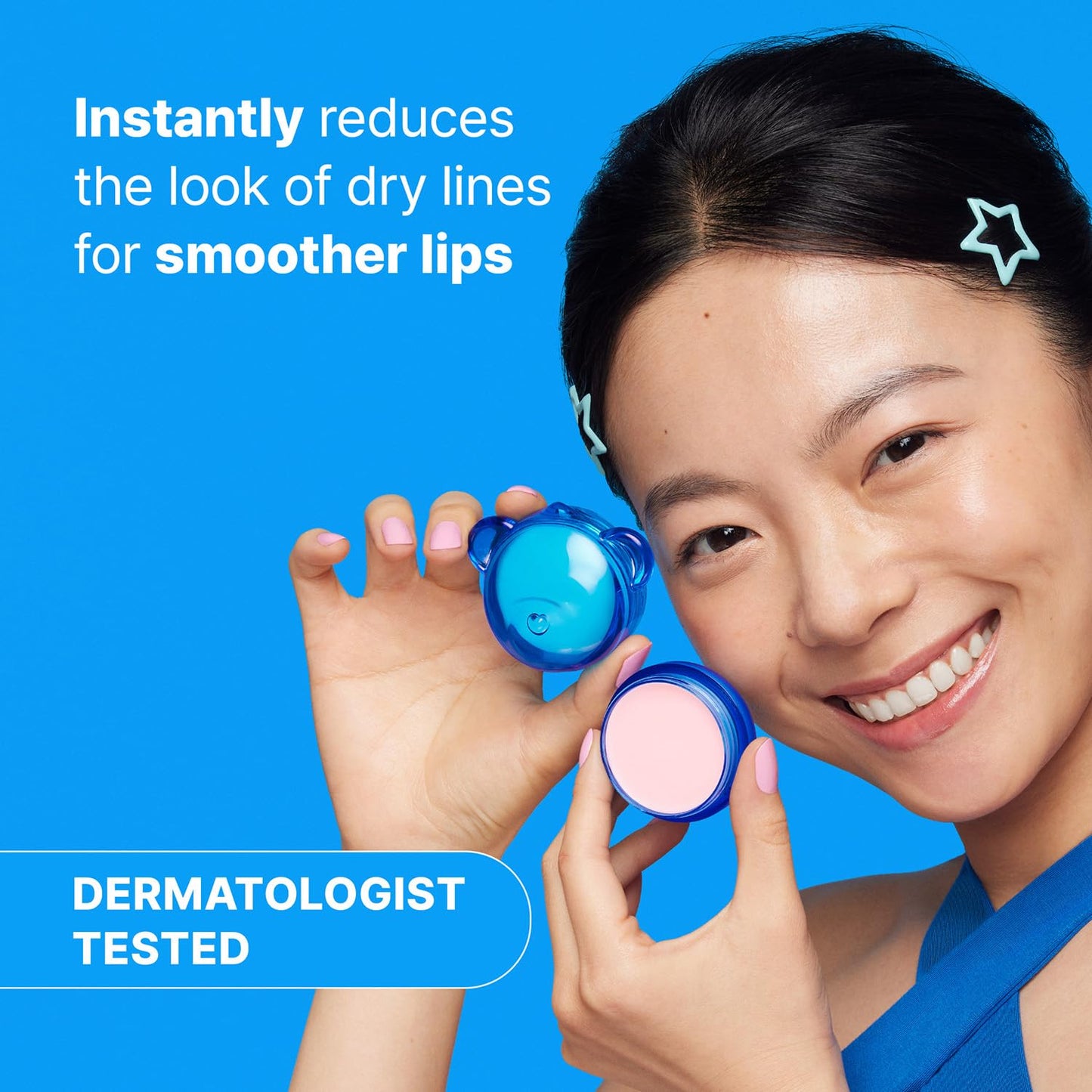 Dr.Jart+ Vital Hydra Solution Jelly Bear Korean Lip Mask Overnight with Hyaluronic Acid, Clear and