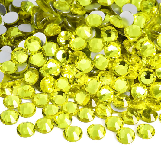 Flatback Rhinestones Round Gems for Nails Art and Crafts 1250Pcs SS20 5mm Glitter Crystals Stone