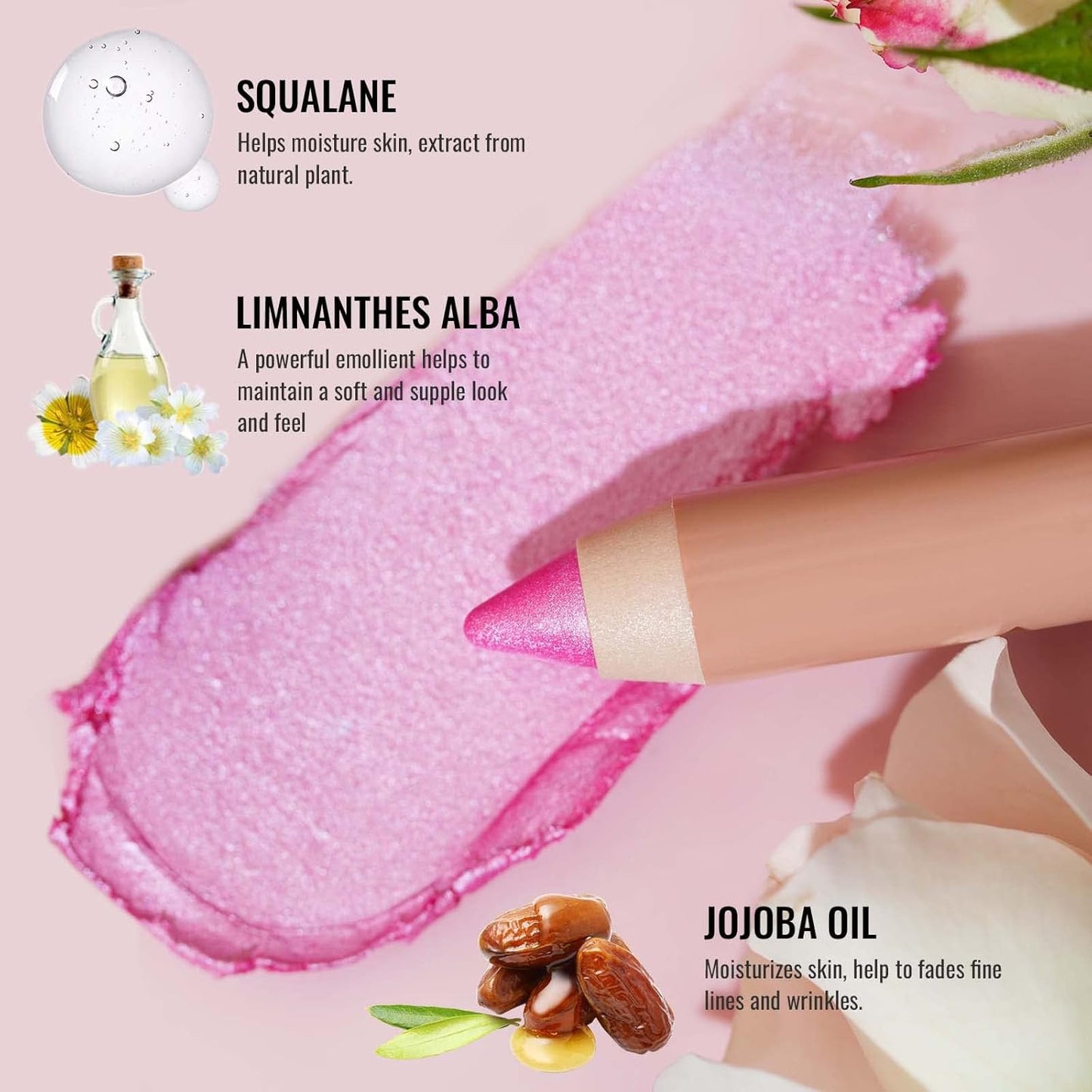 Oulac Champagne Eyeshadow Pencil – Long-Lasting Creamy Blendable Texture, Vegan & Cruelty-Free Eye Makeup, 1.25g, WS01Champagne Tower