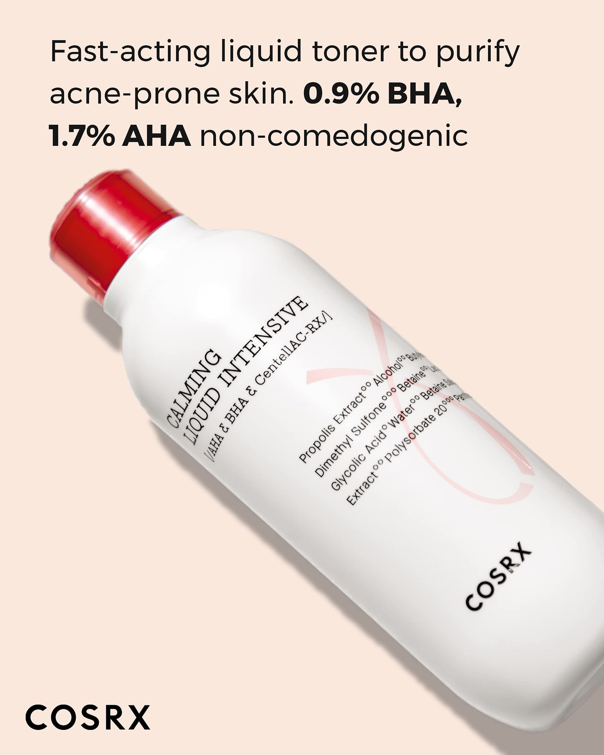 COSRX Acne Calming Intensive Toner, AHA BHA Toner, 4.22 fl.oz