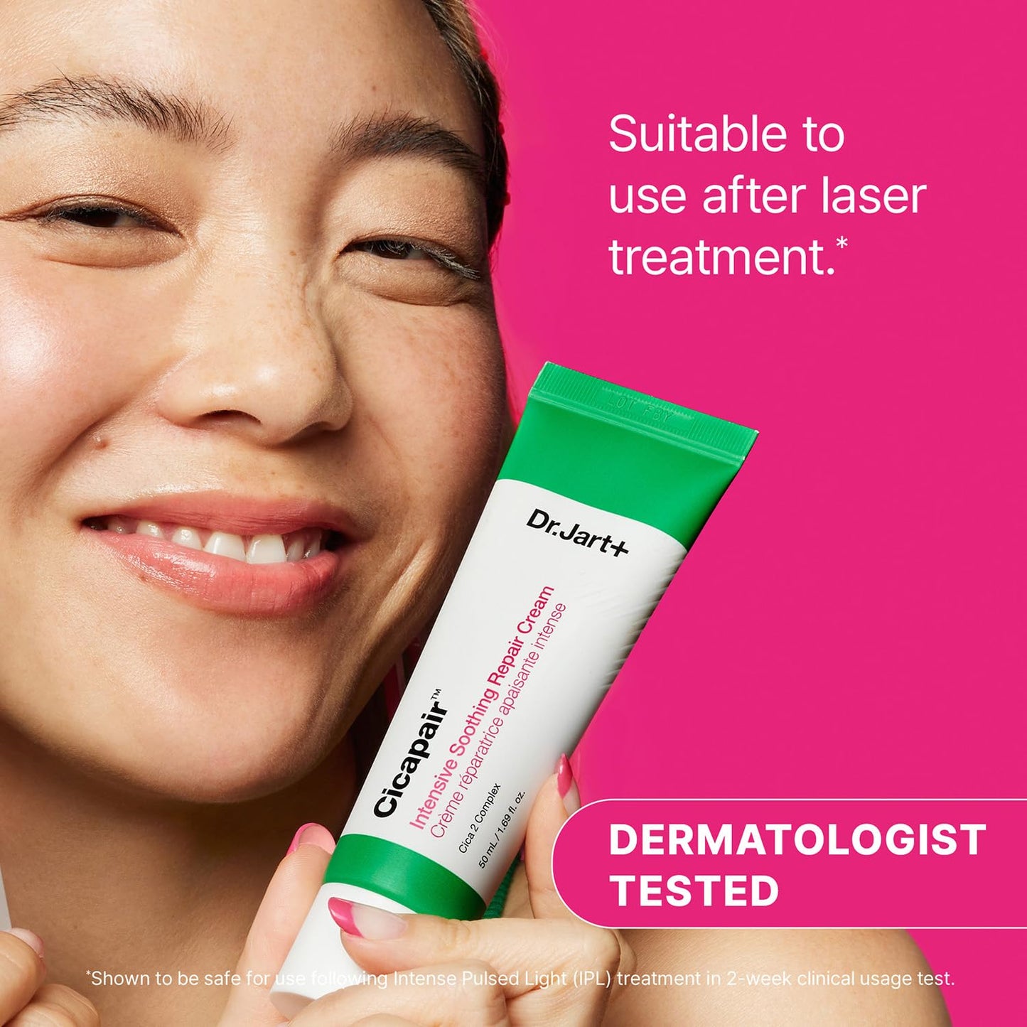 Dr.Jart+ Cicapair Sensitive Skin Korean Face Moisturizer for Redness and Barrier Repair with