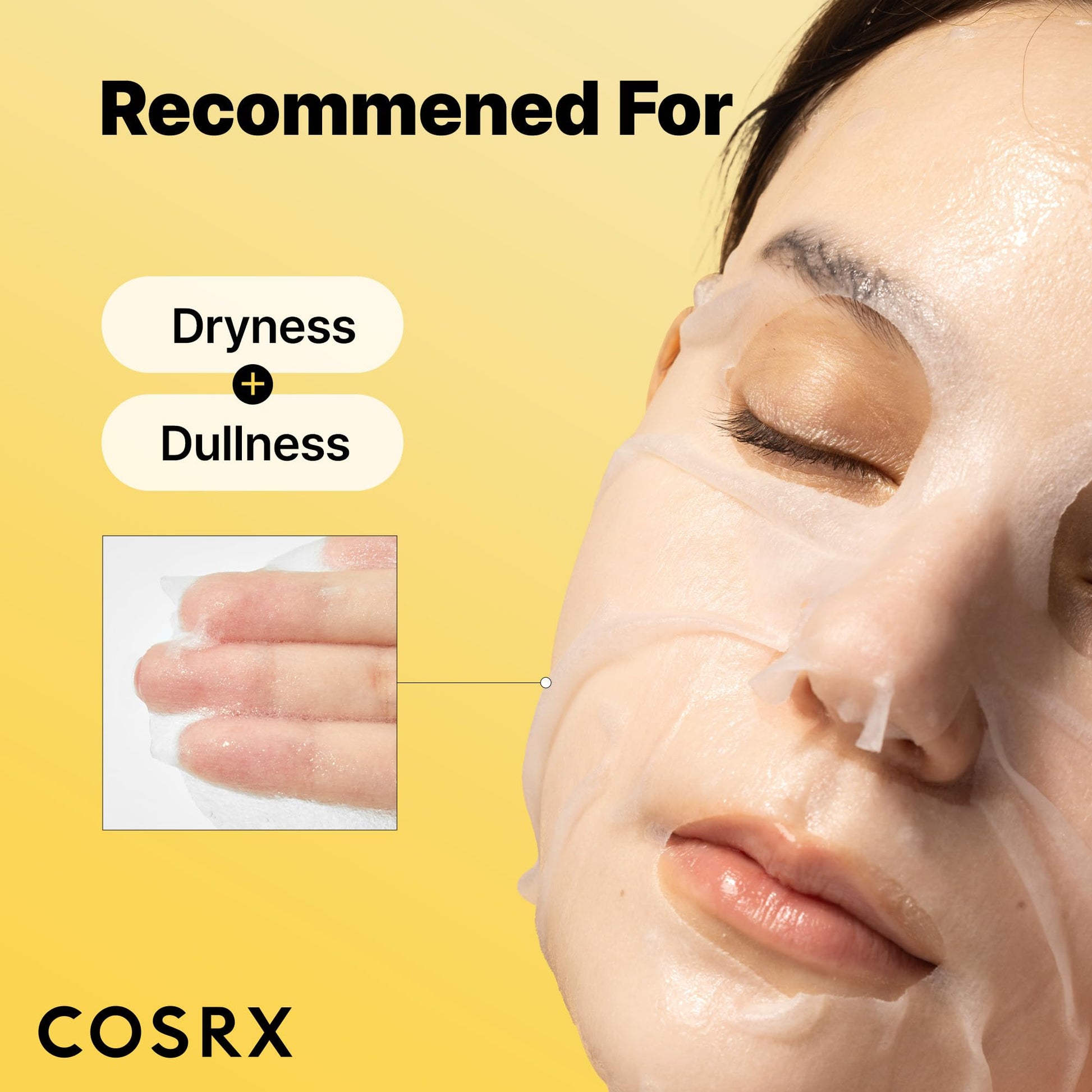 COSRX Snail Mucin Sheet Mask 10 EA with Snail Mucin Serum
