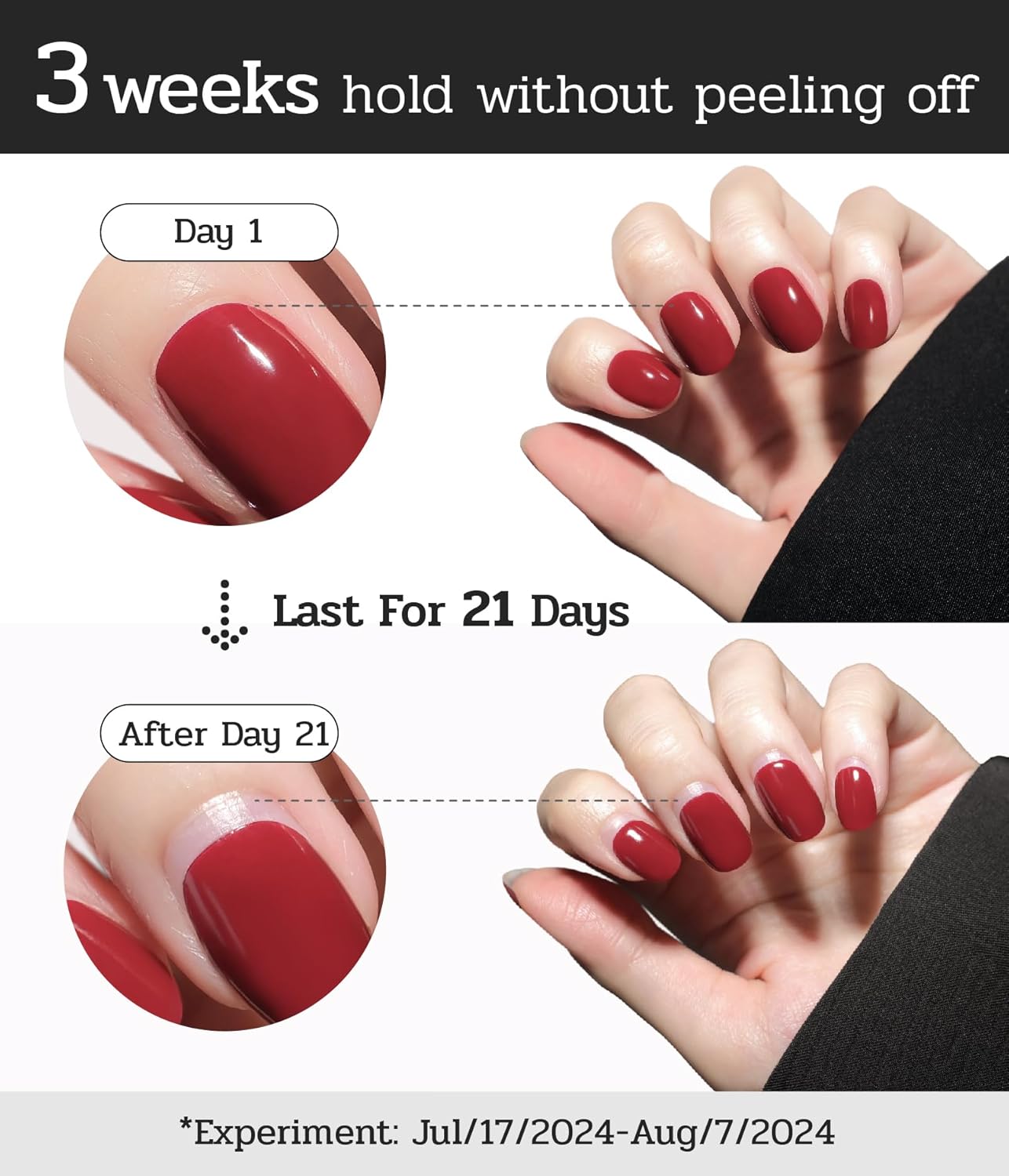 Nail Polish Strips - 22 Pcs Salon Quality Gel Nail Stickers - Long Lasting Wraps (Harvest A Pumpkin)