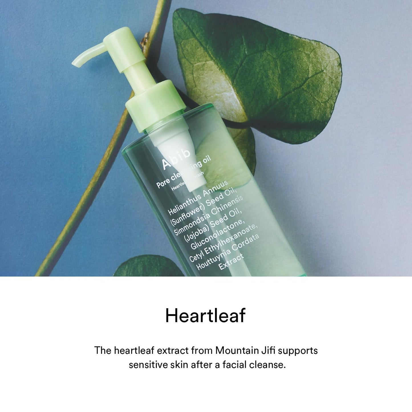 Abib Pore Cleansing Oil Heartleaf Oil-wash 6.76 fl.oz., Korean Makeup Remover