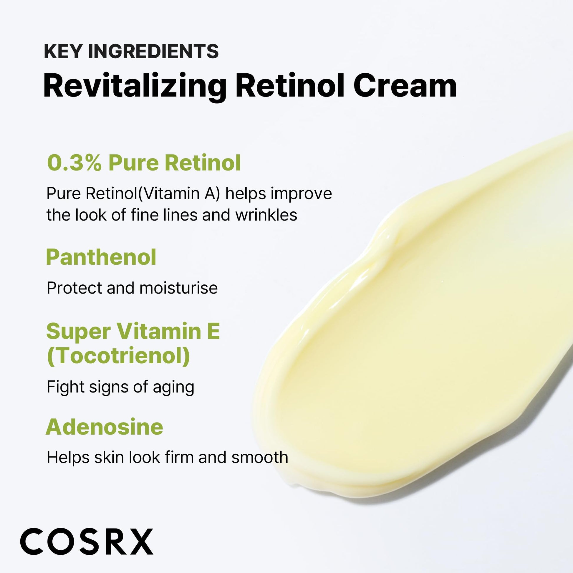 COSRX Retinol 0.3% Cream, Anti-Aging Eye & Neck Cream (0.67 fl.oz)