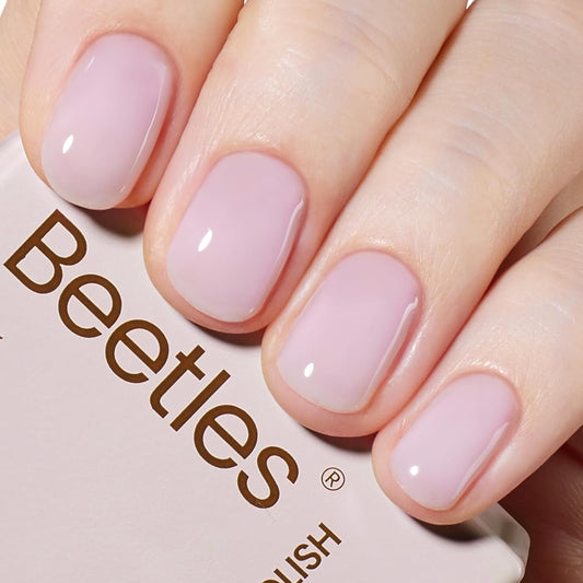 Beetles Nude Gel Nail Polish - 15ml Nude Purple Jelly Gel Polish Neutral Nail Polish Nail Concealer