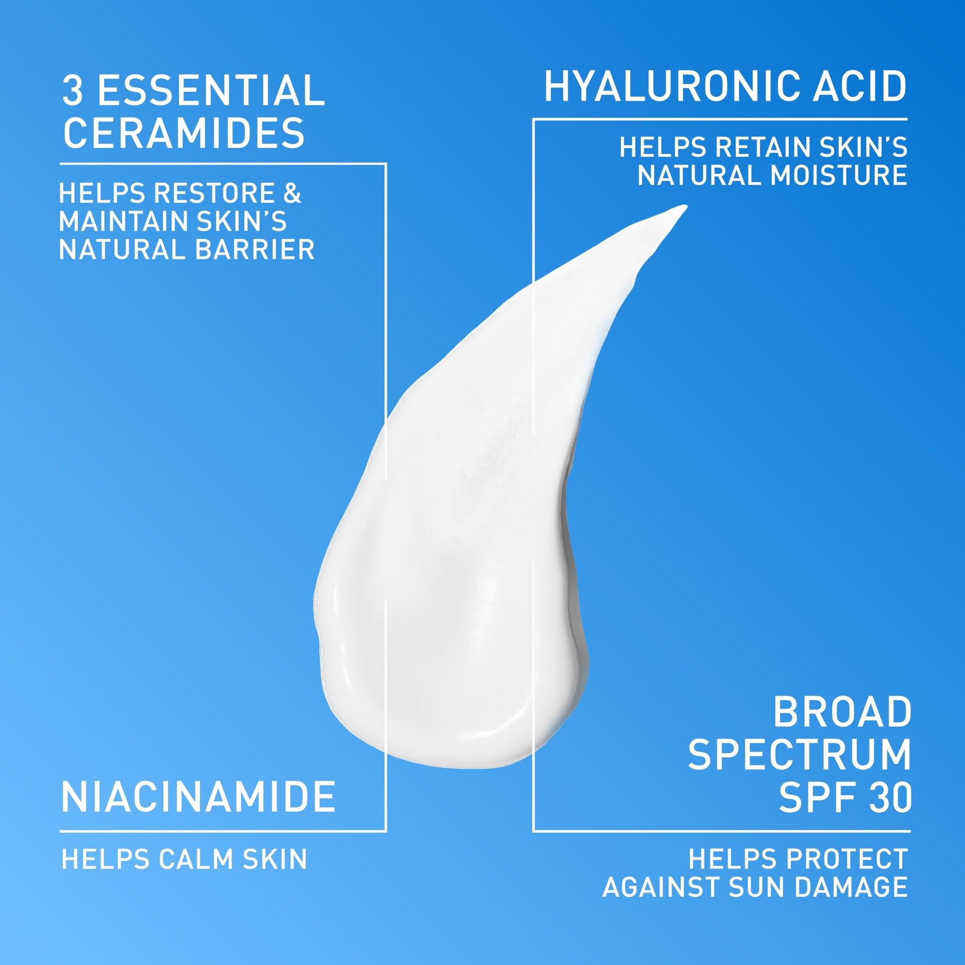 CeraVe AM Oil Face Moisturizer Lotion, Sunscreen for Face, SPF 30, 3oz