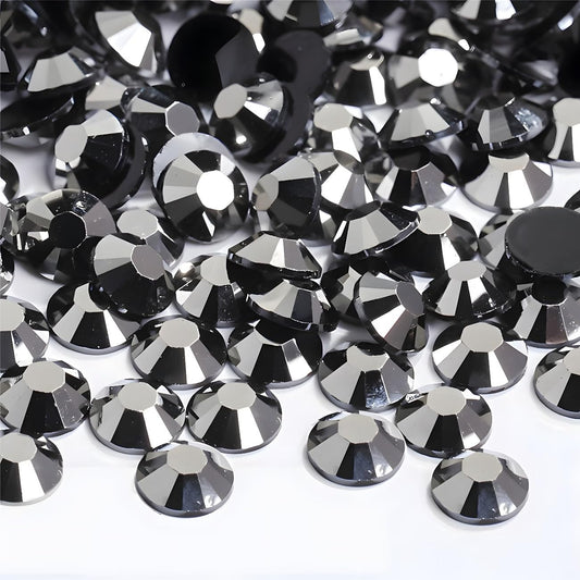 Flatback Rhinestones Round Gems for Nails Art and Crafts 4000Pcs SS6 2mm Glitter Crystals Stone DIY