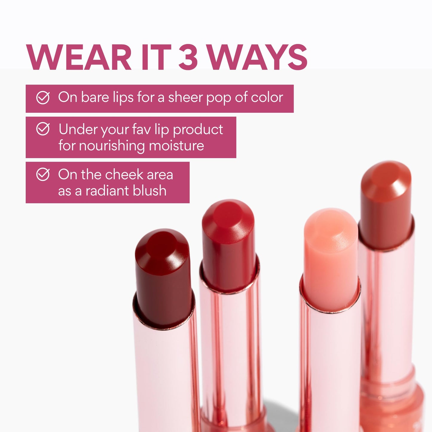 innisfree Power Cherry Dewy Tint Lip Balm | Korean Tinted Balm with Natural Finish | Hydrating