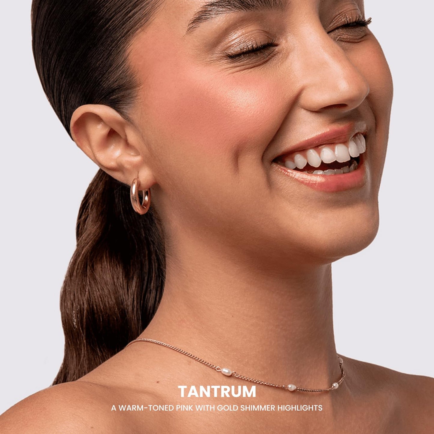 Phase Zero Makeup Powder Blusher - "Tantrum" - 4g / 0.141oz - Pigmented, Buildable, Lightweight Powder Blush for a Radiant, Healthy, Natural Glow. Versatile Shades - Pink, Coral, Peach & Golden Hues