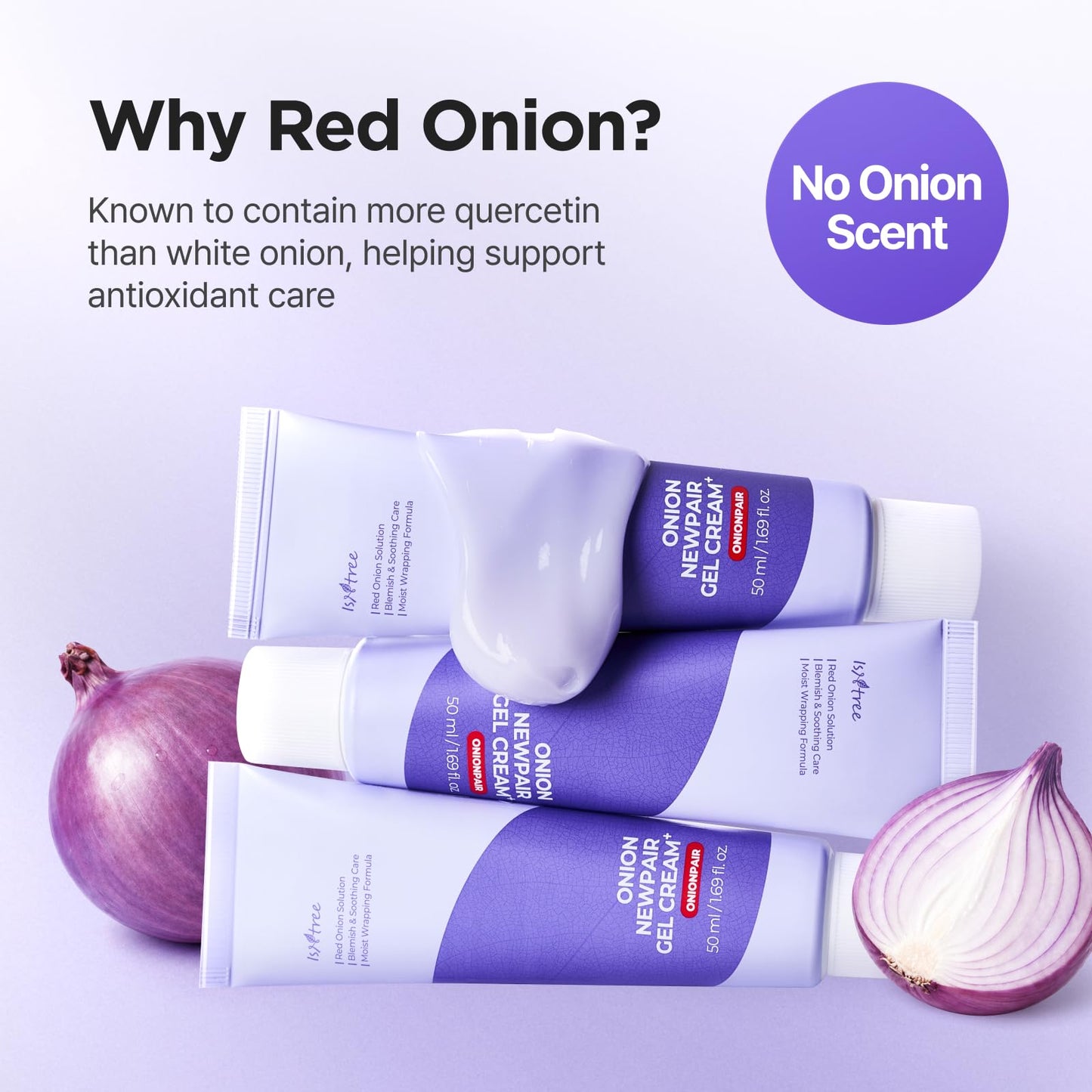 IsNtree Onion Newpair Gel Cream Plus 50ml 1.69 fl.oz – Uneven Skin Tone Care | Hydrating Gel