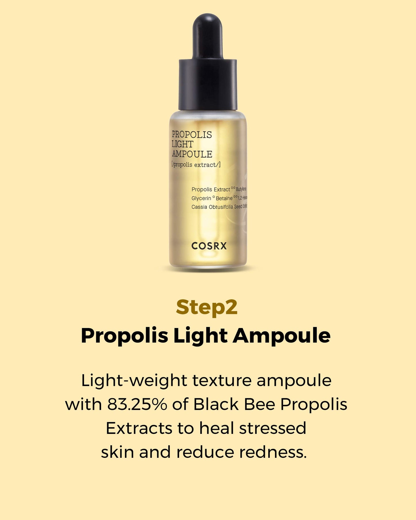 COSRX Honey Glow Kit, Propolis Toner, Serum & Cream, Travel Size Set