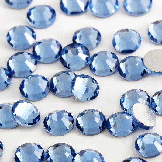 5000 PCS SS6 Flatback Rhinestones,12-Facet Diamond-Cut Glass Gems for Nail Art,Clothing,DIY