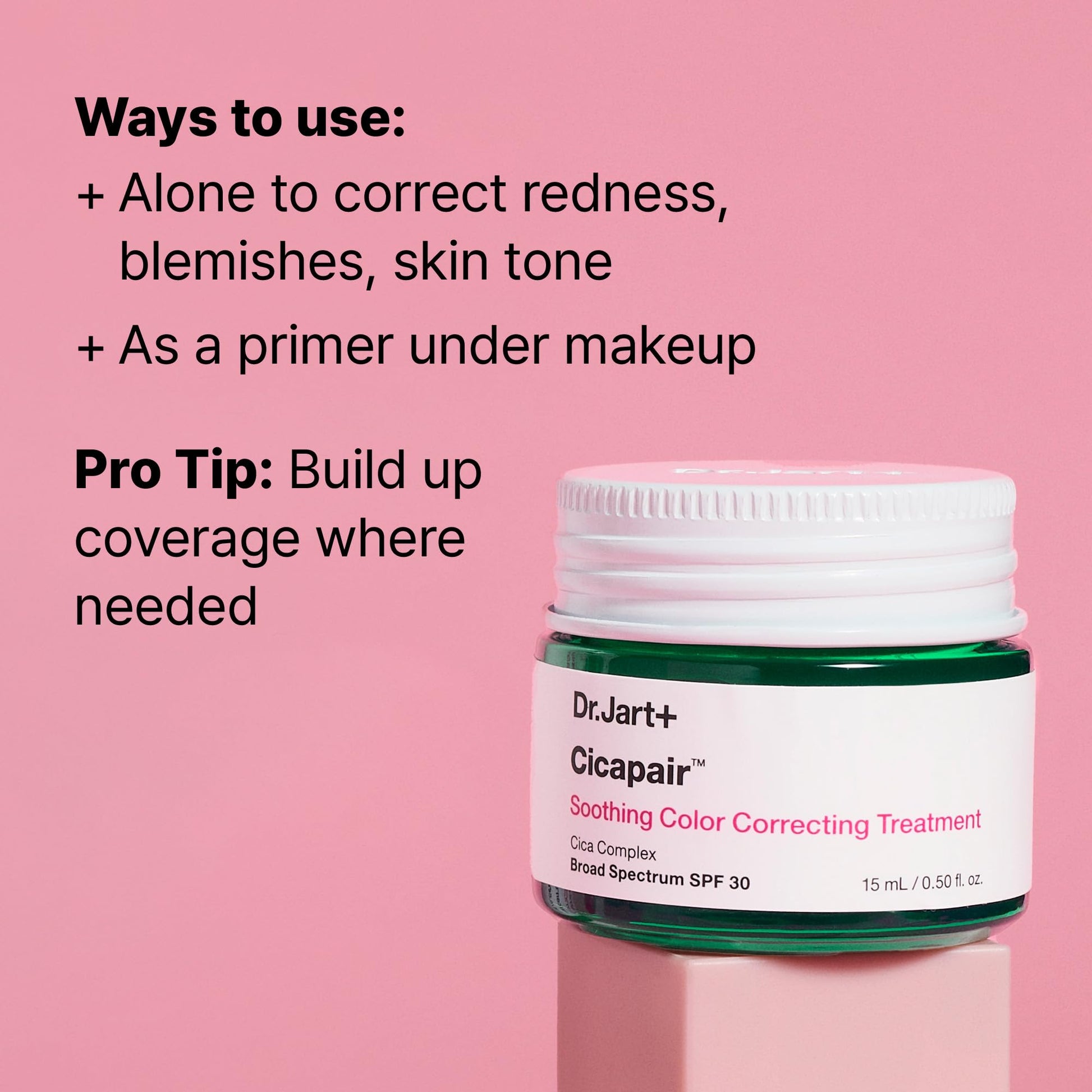 Dr.Jart+ Cicapair Redness Rescue Regimen Korean Skin Care Set with Centella Asiatica | 4 Piece