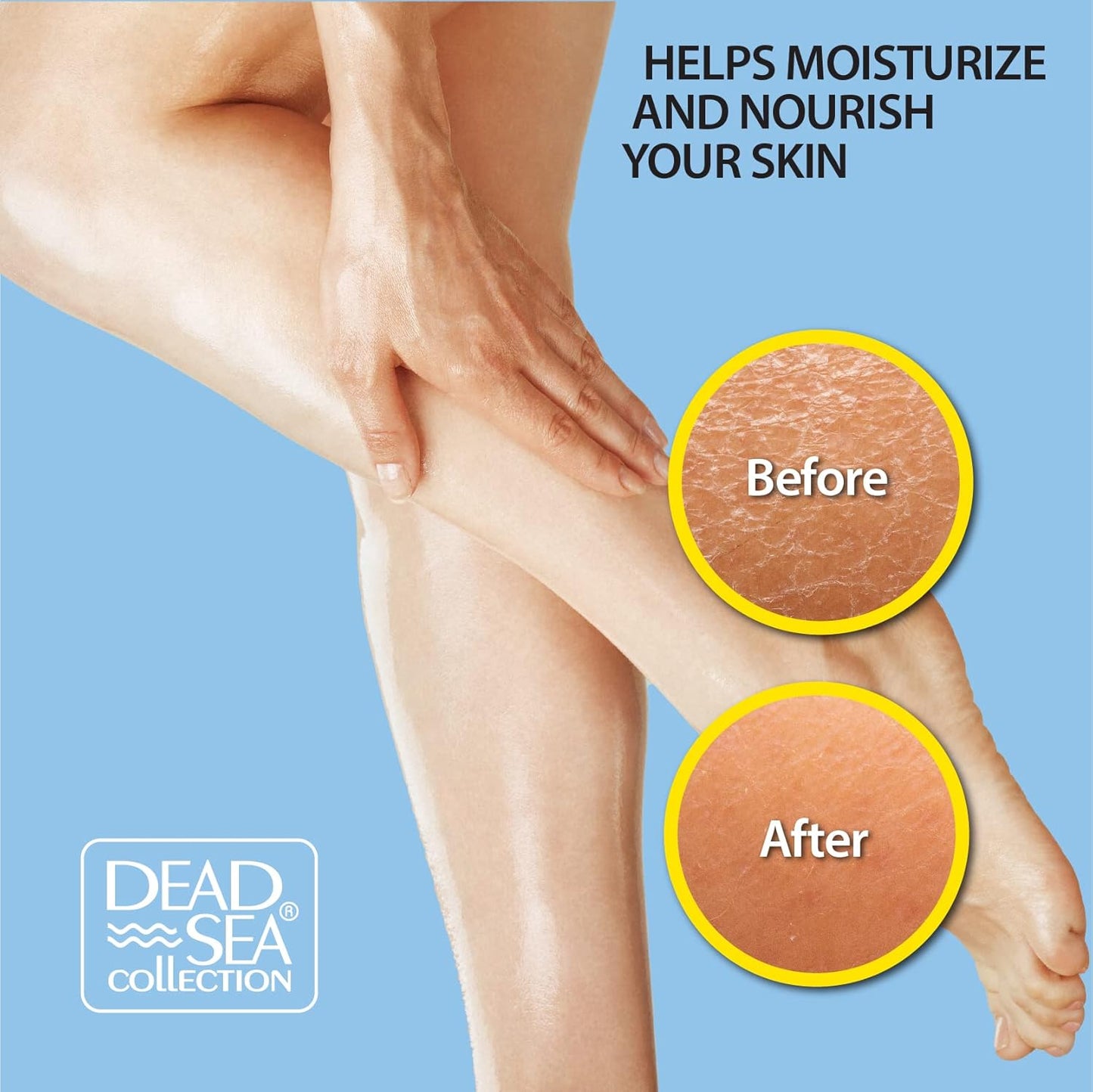 Dead Sea Collection Body Oil for Dry Skin - Cherry Blossom & Vitamin E, A, D Moisturizing Oil - Anti-Aging and Skin Elasticity Support - (4 fl.oz)