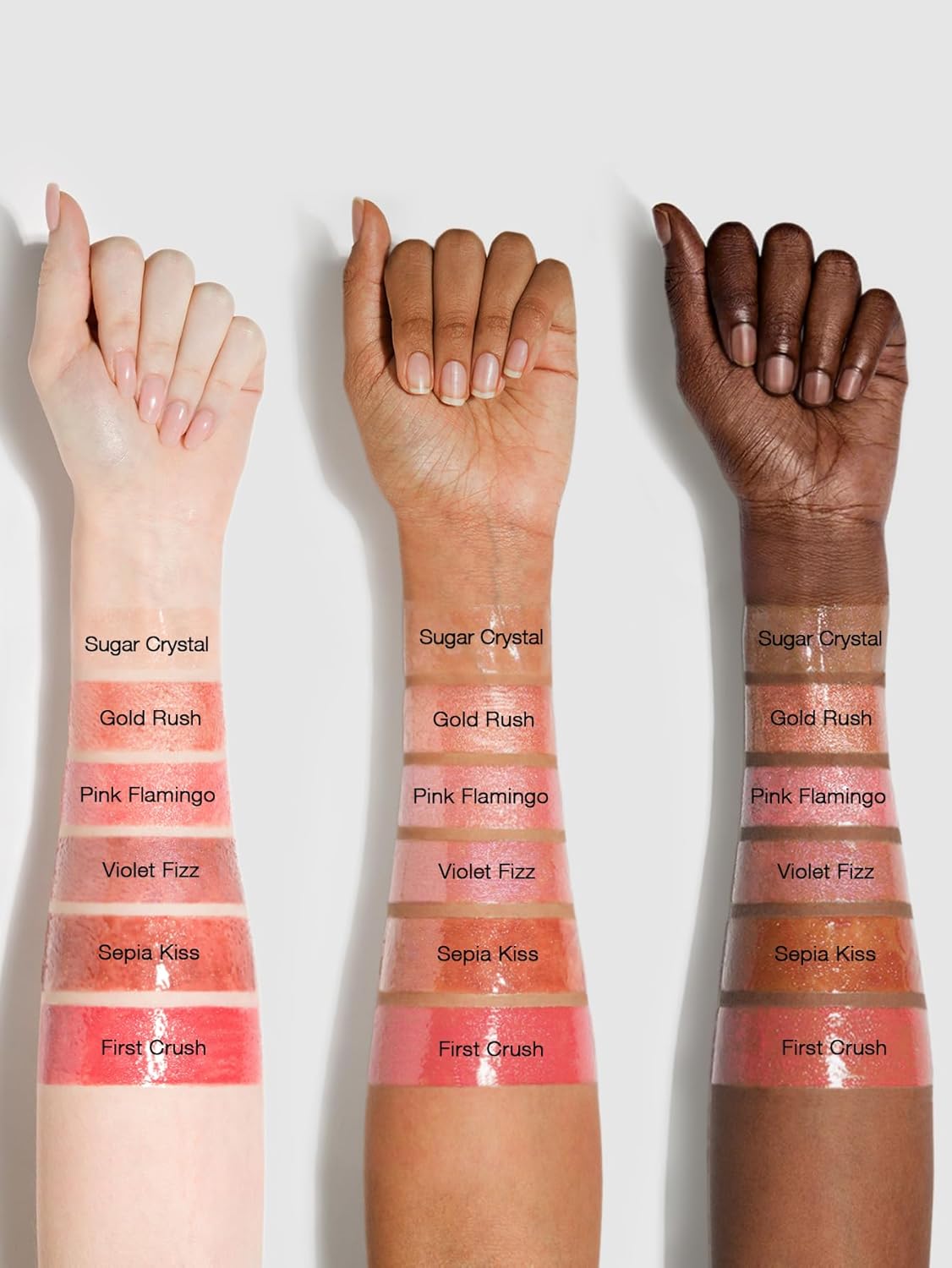 SHEGLAM Pout-Perfect Moisturizing Solid Lip Gloss Shimmer Lip Plumper - Sugar Crystal