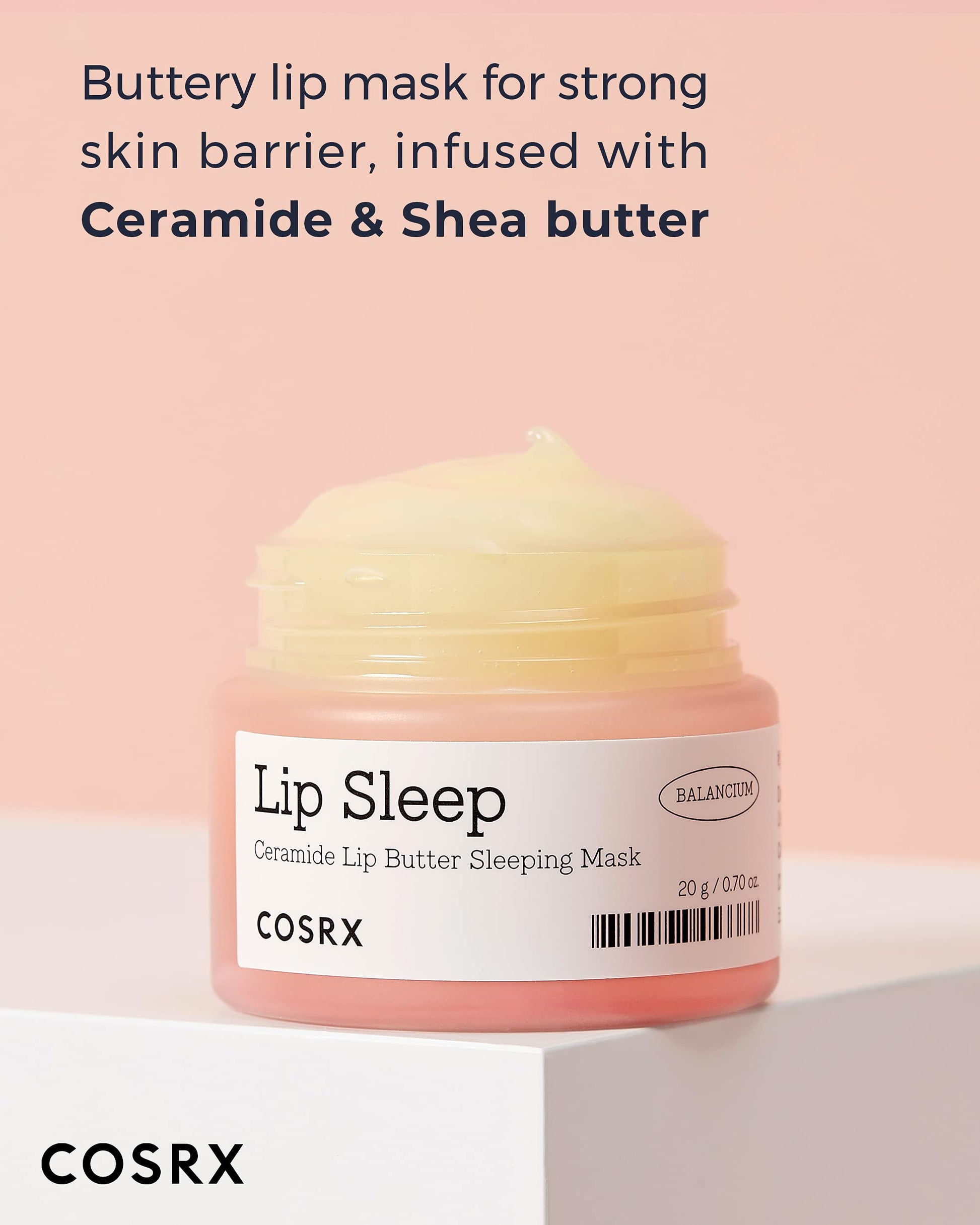 COSRX Honey Sugar Lip Scrub, Lip Exfoliator for Dry Chapped Lips, 0.7 oz