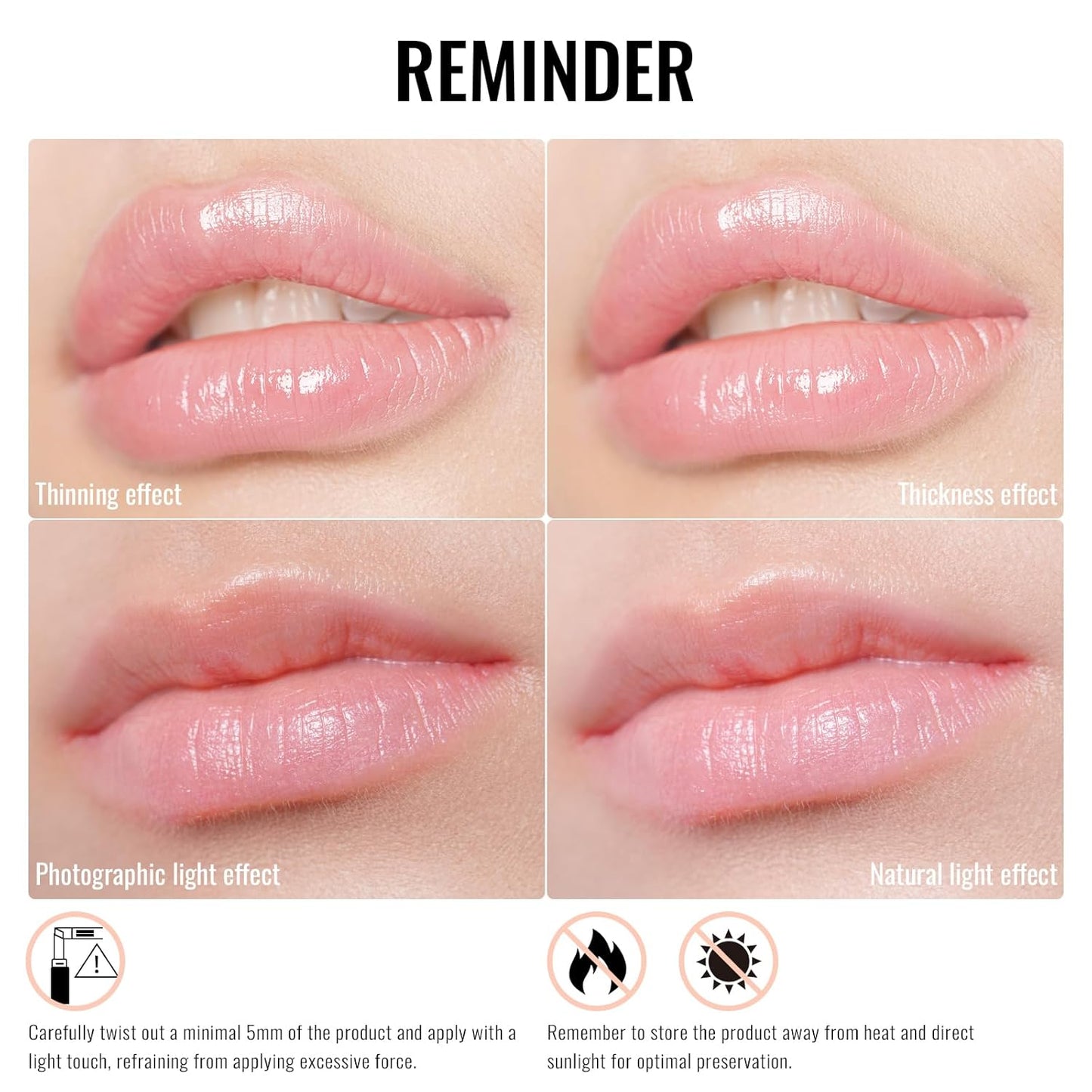 Oulac Moisturizing Shine Lipstick - Giltter Tinted Lip Balm Hydrating, Lip Plumper, Glossy Finish, Sheer Coverage with Pearlescent, Smooth for All Skin, Cracked and Chapped Lips, 2.2g/0.07oz (S03)