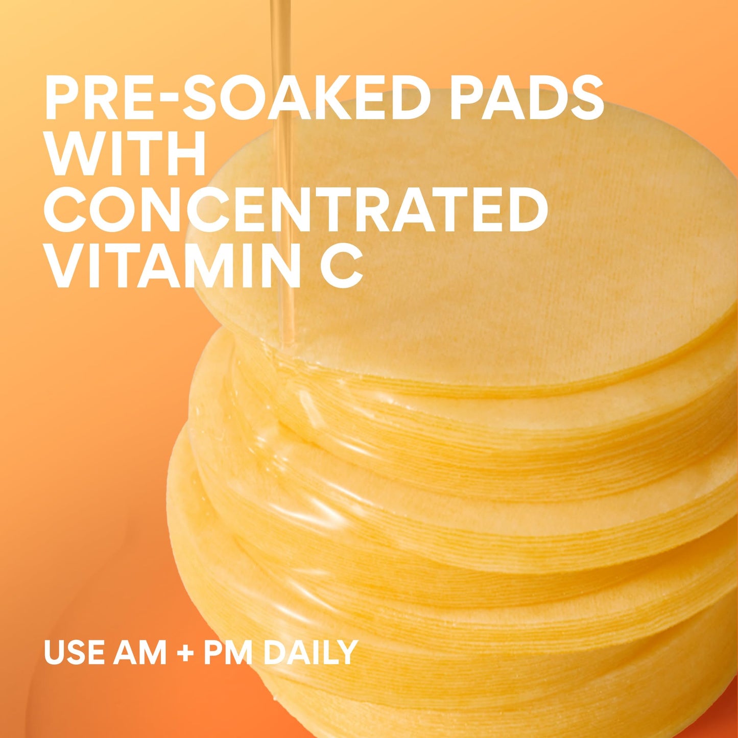 innisfree Green Tea Enzyme Vitamin C Toner Pads | Brightening Korean Face Pads with Hyaluronic Acid