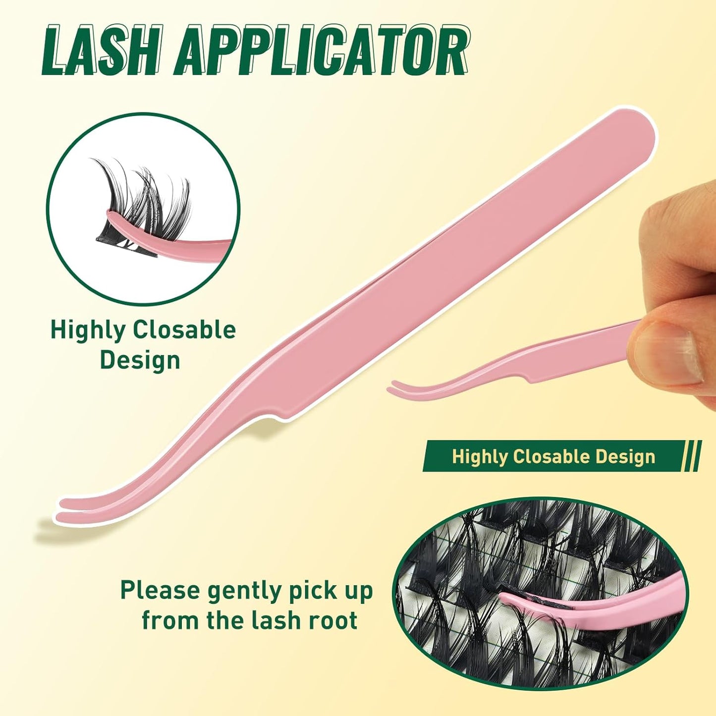 KEYYOULASH Lash Clusters Kit 120pcs 8-18MIX Lash Extension Kit Widespan Volume Lash Clusters with Bond and Seal,Remover,Applicators for DIY Eyelash Clusters at Home (KY01 Kit)
