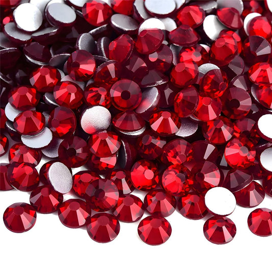 Flatback Rhinestones Round Gems for Nails Art and Crafts 1250Pcs SS20 5mm Glitter Crystals Stone