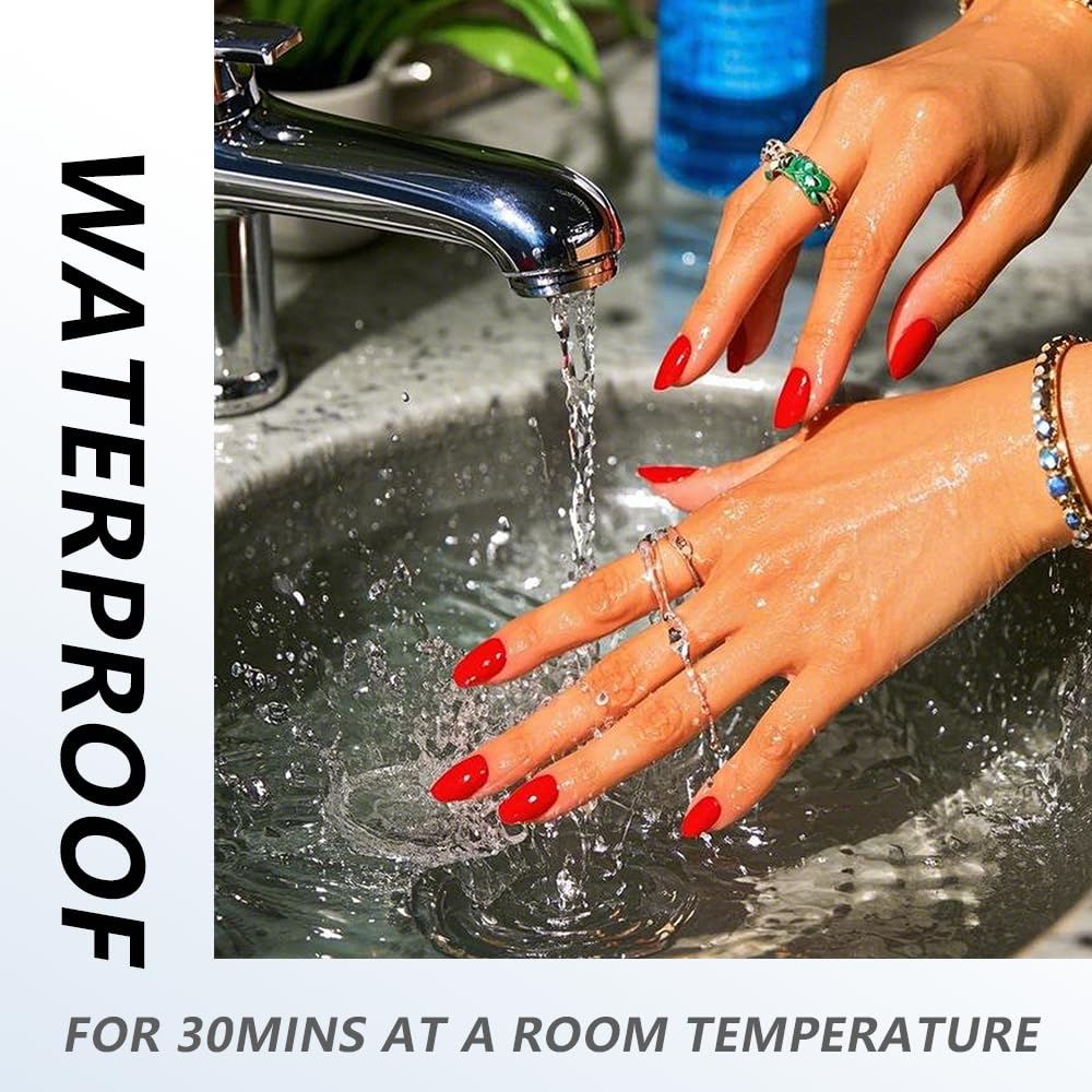 300PCS Nail Adhesive Tabs Extra Strong | 10 Sheets Nail Sticky Tabs for Press Ons | Ultra Thin, Waterproof & Easy to Use Press On Sticky Tabs for Nails