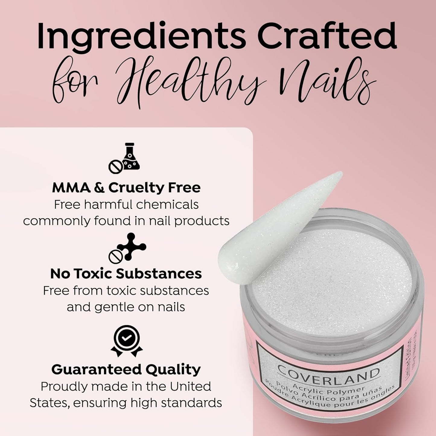 Coverland Acrylic Powder 3.5oz "Ice Queen" - Limited Edition