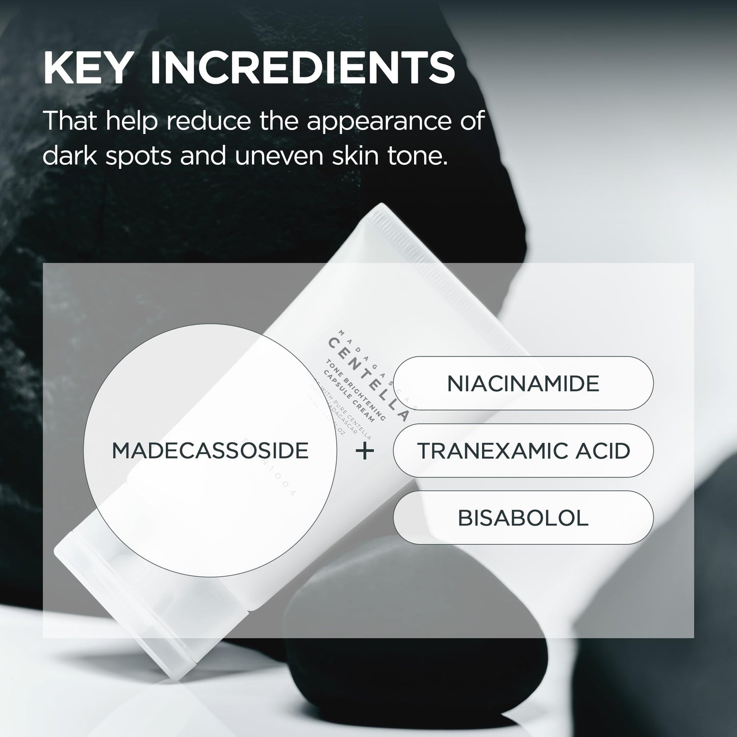 SKIN1004 Tone Balancing Capsule Cream, Korean Face Moisturiser with Madewhite, Niacinamide &