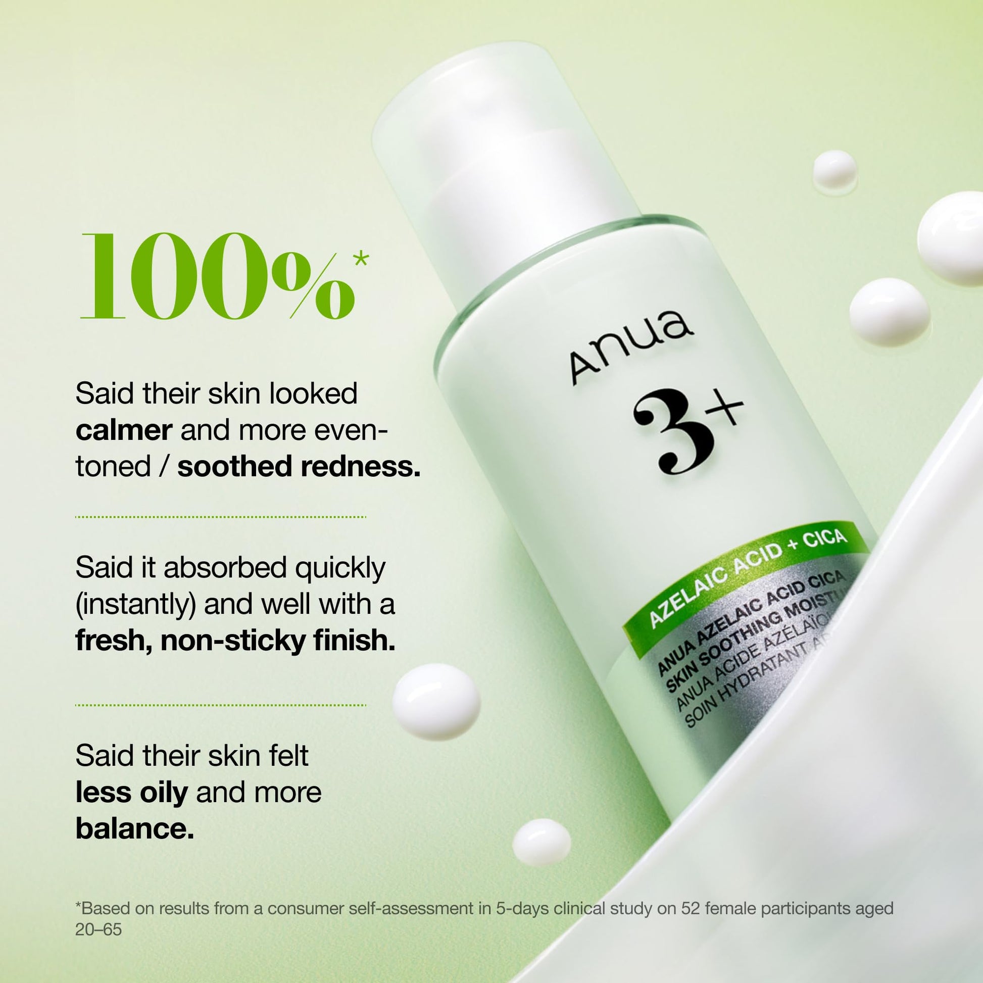 ANUA Azelaic Acid CICA Skin Soothing Moisturizer, 3.38 fl oz