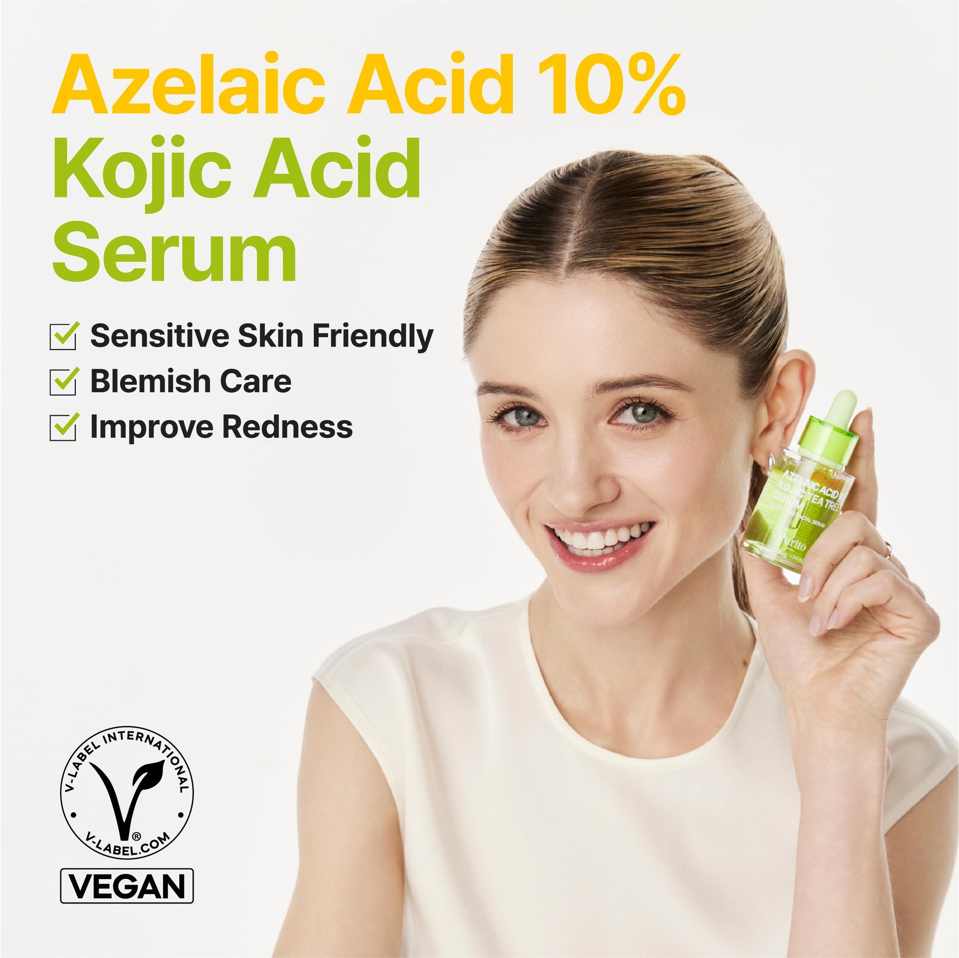 PURITO Azelaic 10% + Kojic Serum | Blemish Care, Redness Relief 1.01 Fl.oz