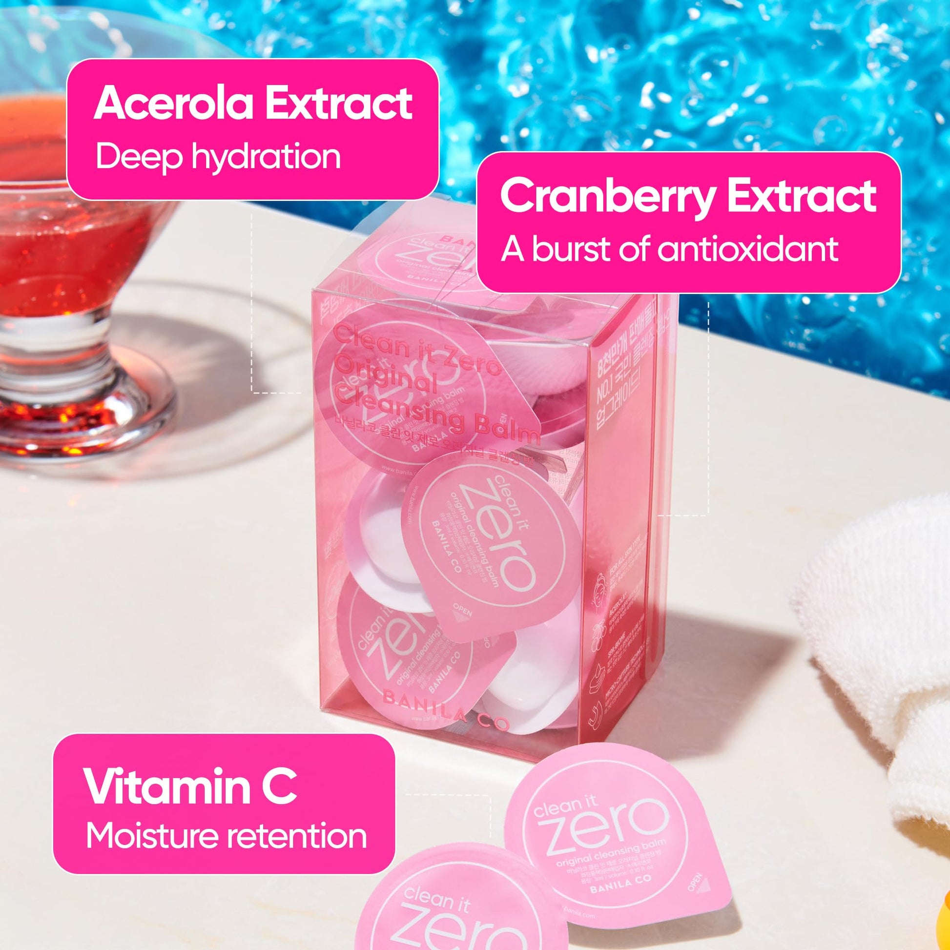 BANILA CO Clean It Zero Original Cleansing Balm Travel Kit (3ml x 16 Pods)