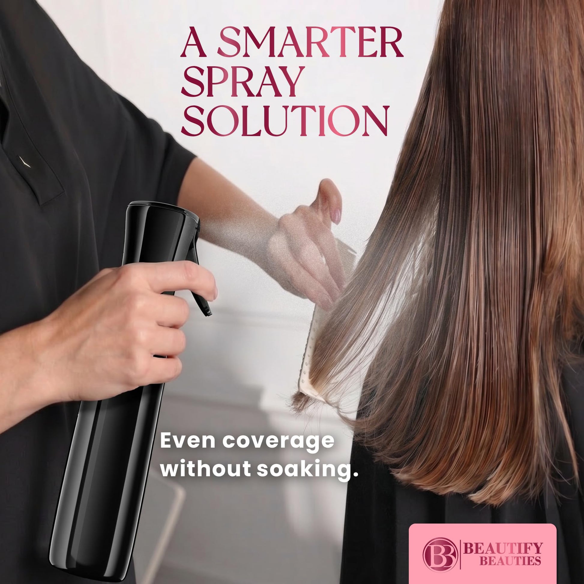 BeautifyBeauties Continuous Spray Bottle for Hair, 6.8 oz Mister Spray