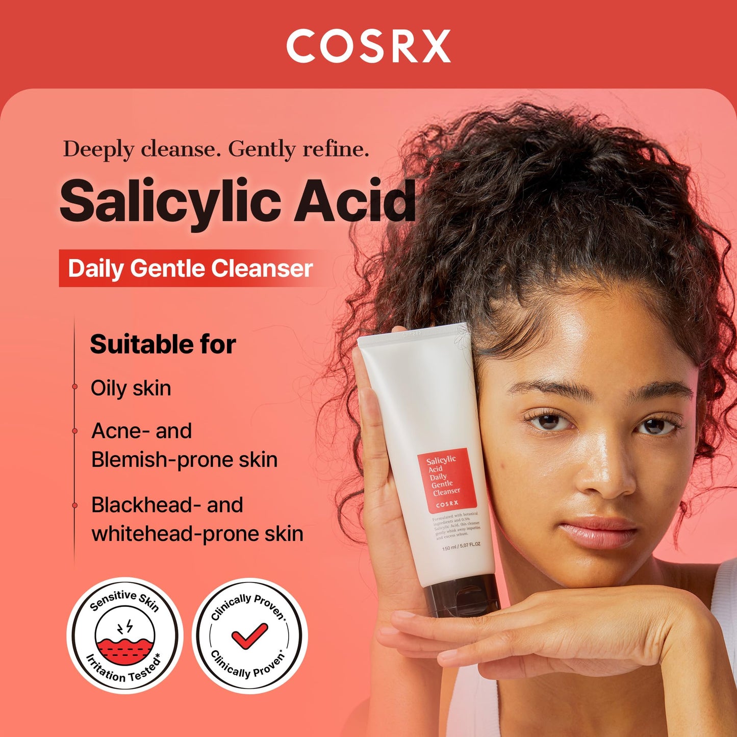COSRX Salicylic Acid Daily Gentle Cleanser