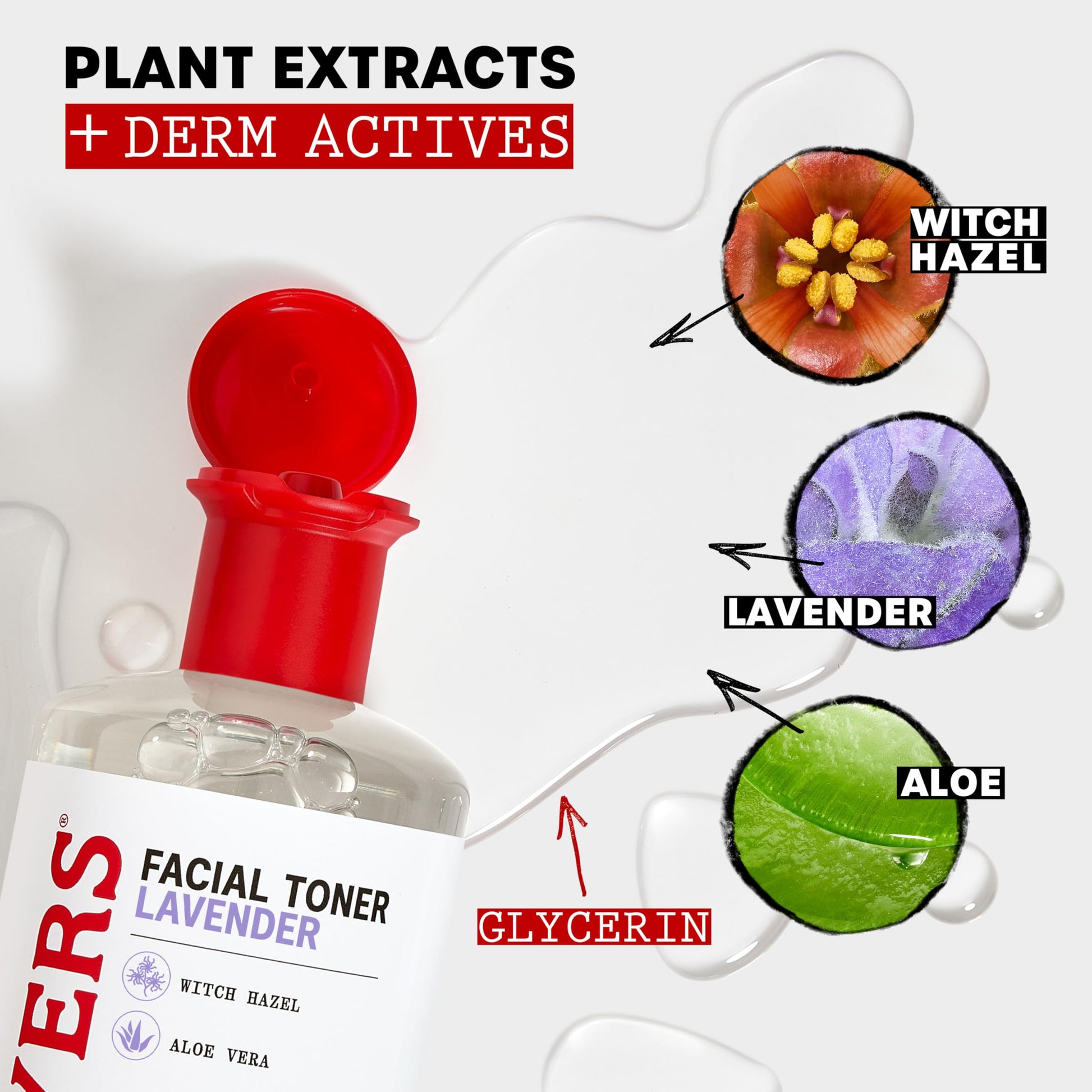 THAYERS Alcohol-Free, Hydrating Lavender Witch Hazel Facial Toner with Aloe Vera Formula, Vegan
