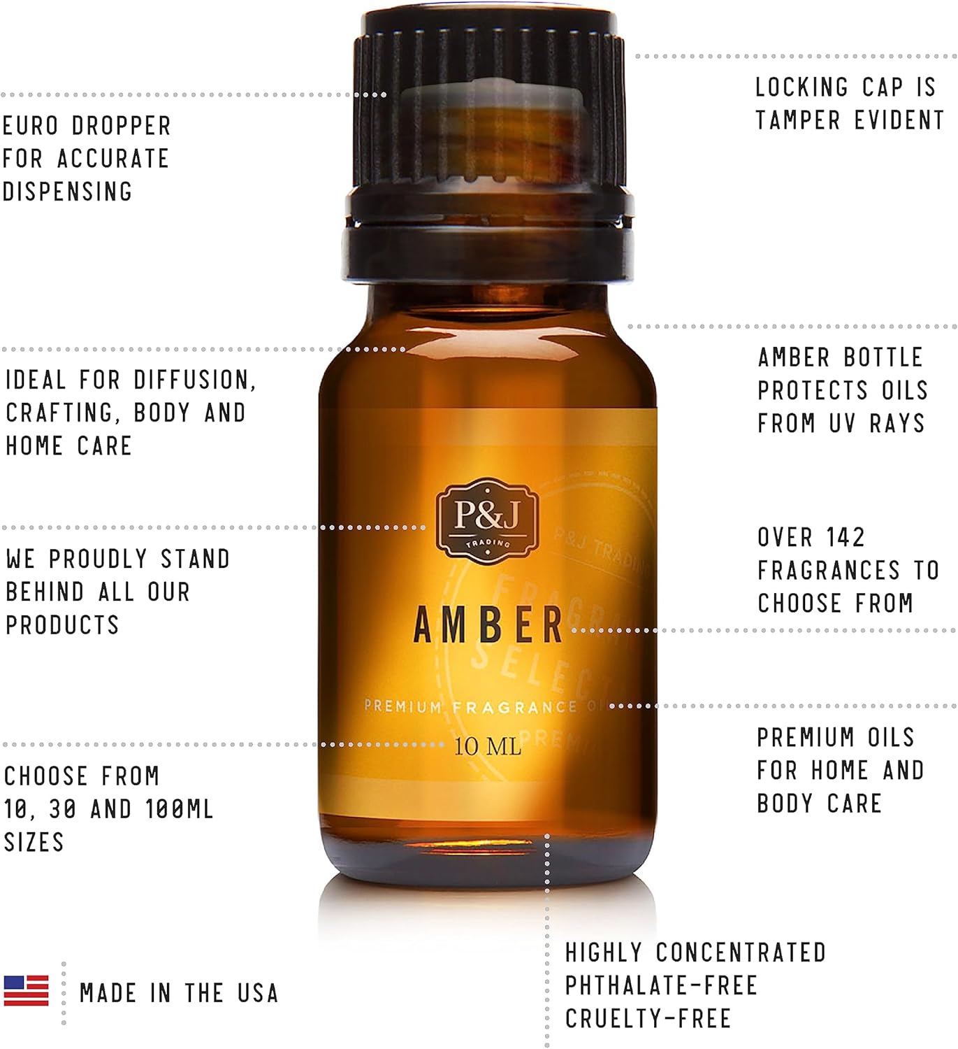 P&J Trading - Candy Cane Scented Oil 100ml - Fragrance Oil for Candle Making, Soap Making, Diffuser Oil