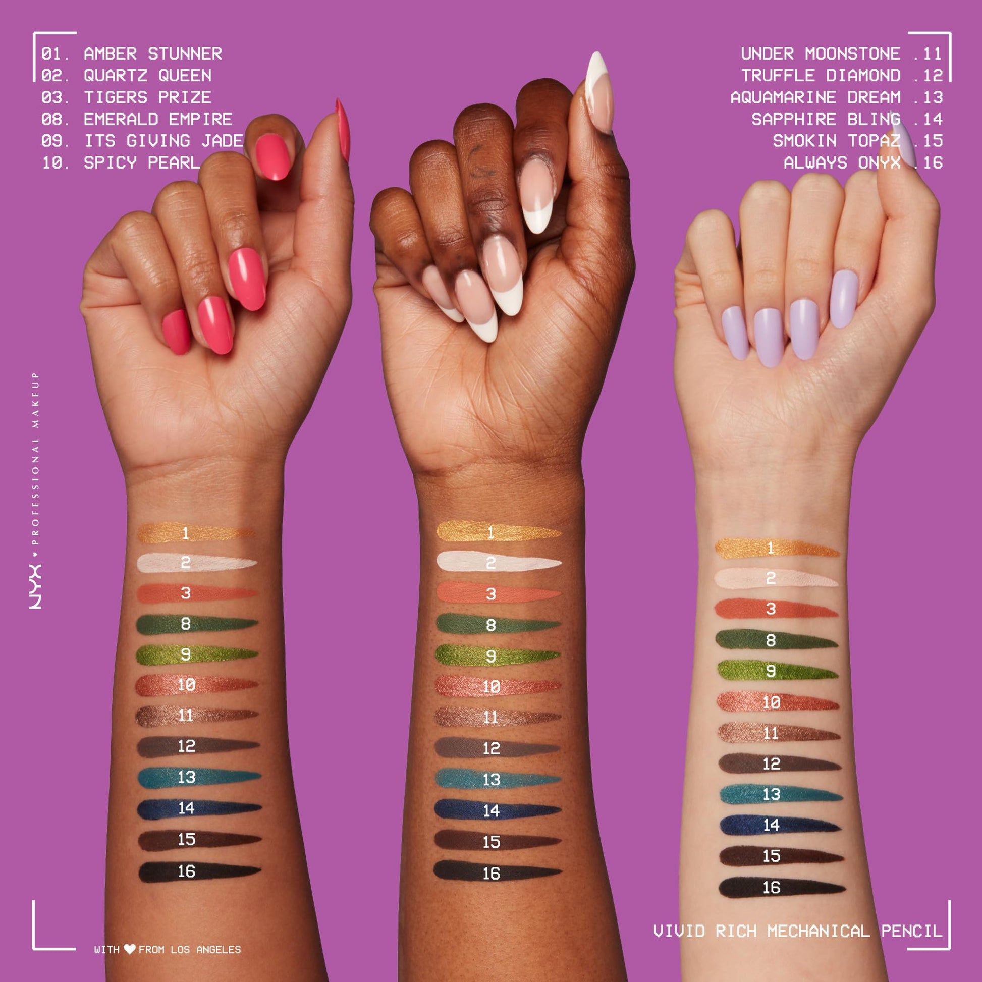 NYX PROFESSIONAL MAKEUP Mechanical Eye Pencil, Vivid Rich Mechanical, Creamy Retractable Eyeliner
