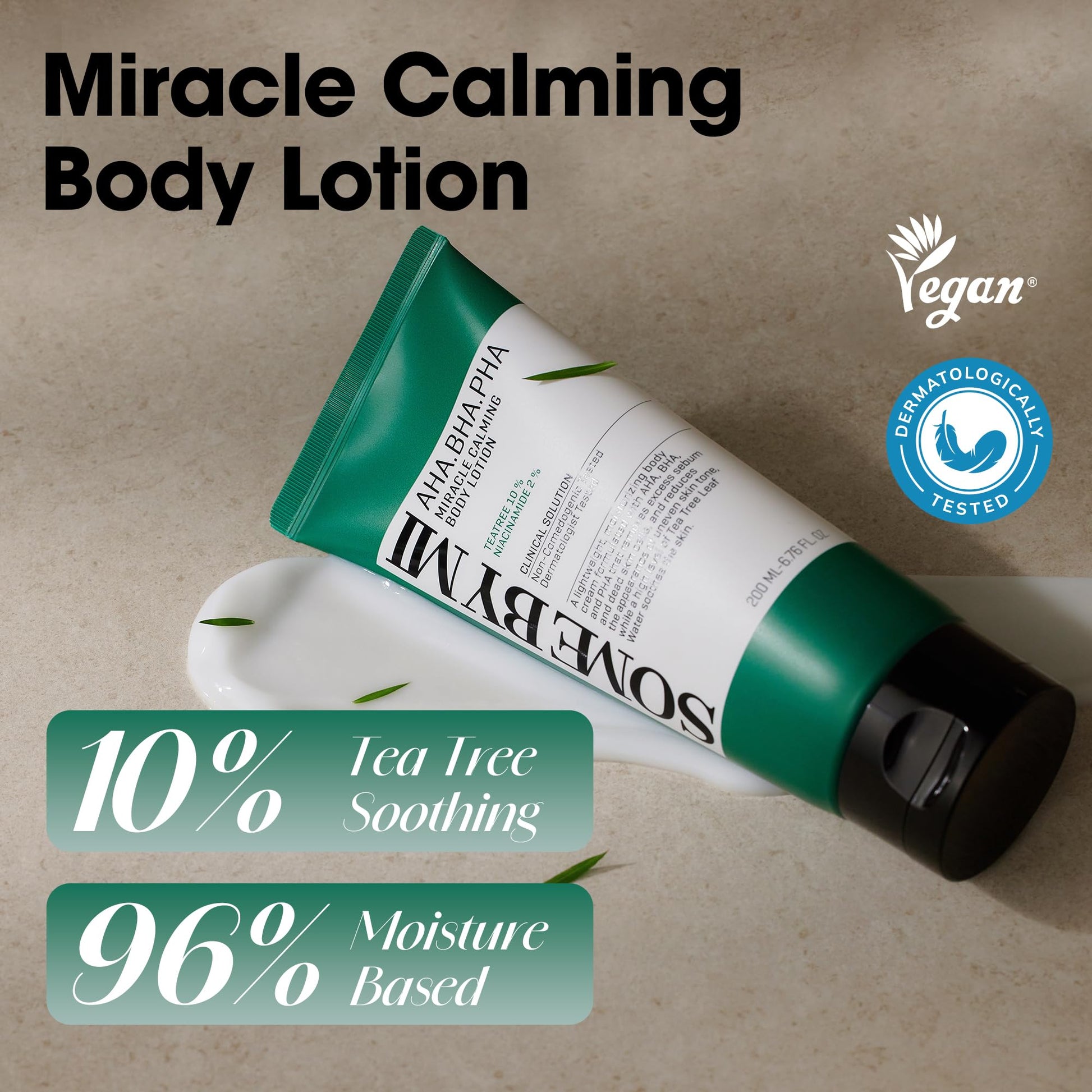 SOME BY MI AHA BHA PHA Miracle Calming Body Lotion, 6.76 oz – Salicylic Acid Exfoliating Body