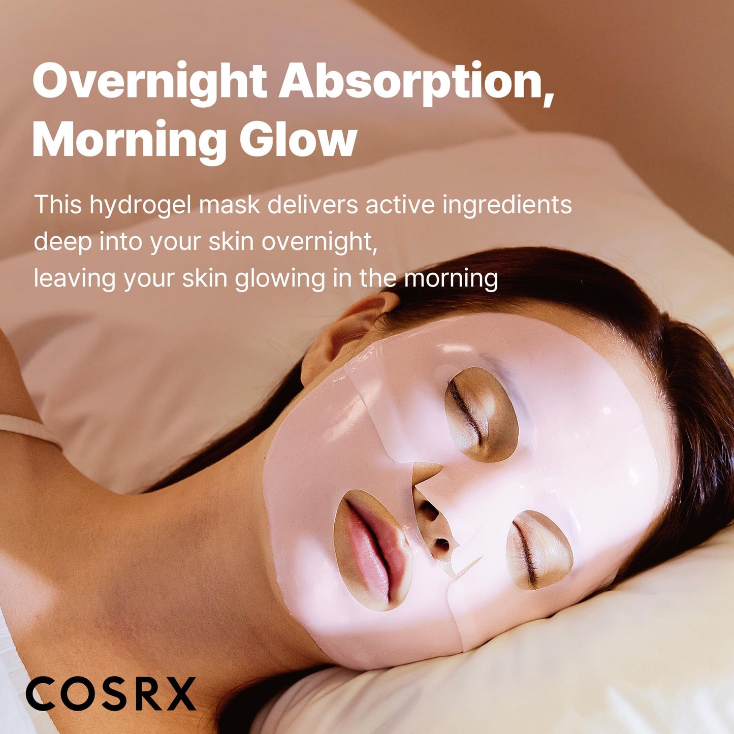 COSRX Pink Peptides Collagen Lifting Glow Hydrogel Face Masks 3 EA
