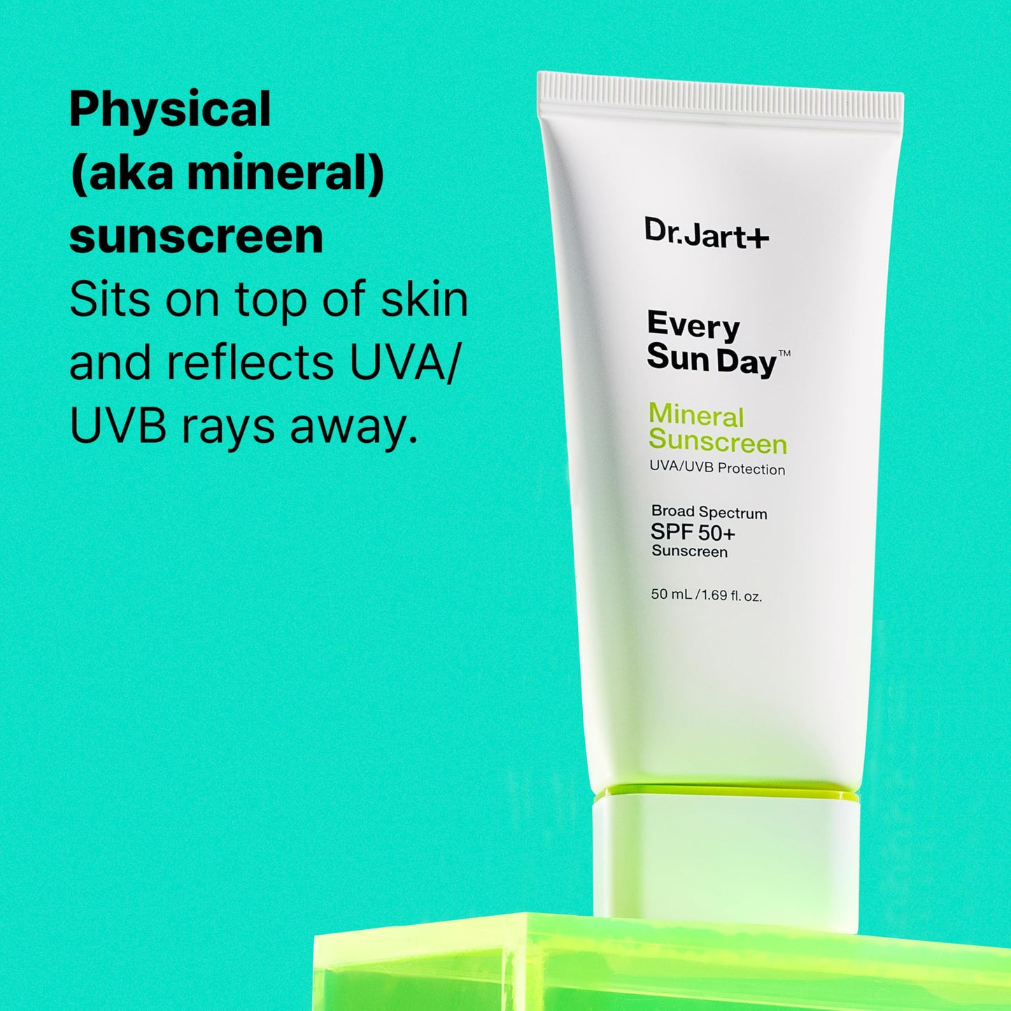 Dr.Jart+ Every Sun Day Mineral Korean Sunscreen SPF 50+ for Face with Zinc Oxide | Korean Skin Care