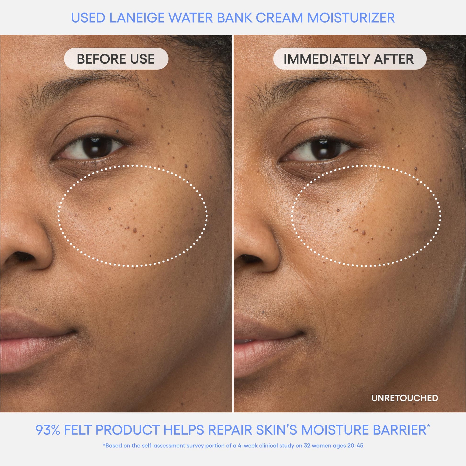 LANEIGE Water Bank Blue Hyaluronic Acid Cream Daily Face Moisturizer: Hydrating Korean Lightweight