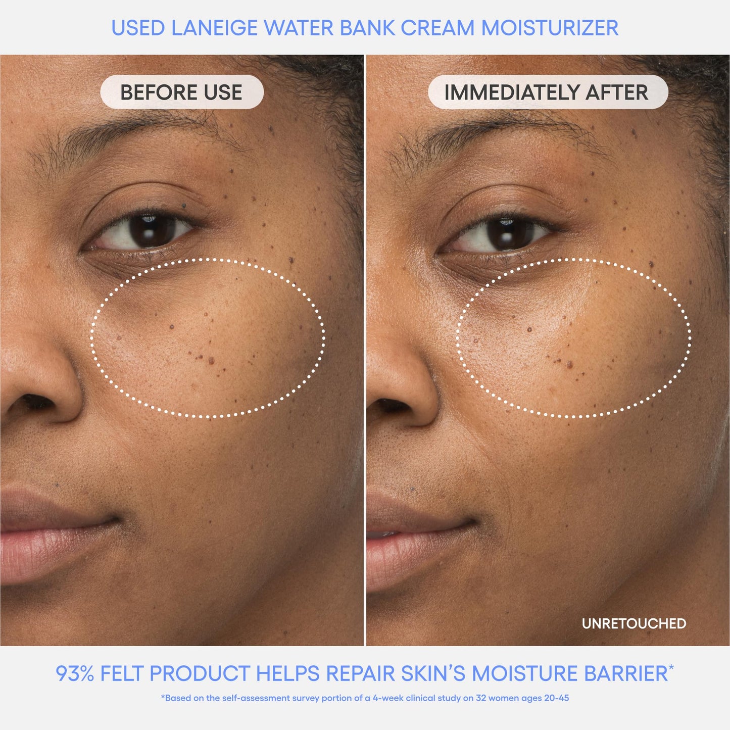 LANEIGE Water Bank Blue Hyaluronic Acid Cream Daily Face Moisturizer: Hydrating Korean Lightweight
