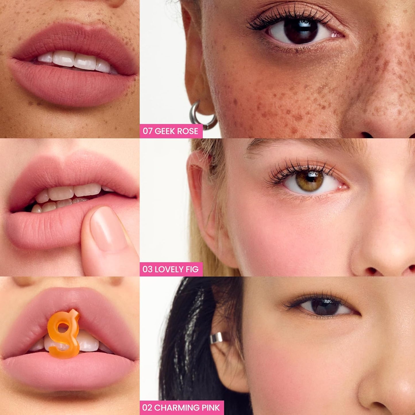 COLORGRAM NUDE BLUR TINT 14 MELLOW STRAWBERRY | Soft Velvet Matte Liquid Lipstick & Cheek Tint | Lightweight Blurring Tint for a Smooth & Airbrushed Finish | Long-Lasting & Non-Sticky Formula