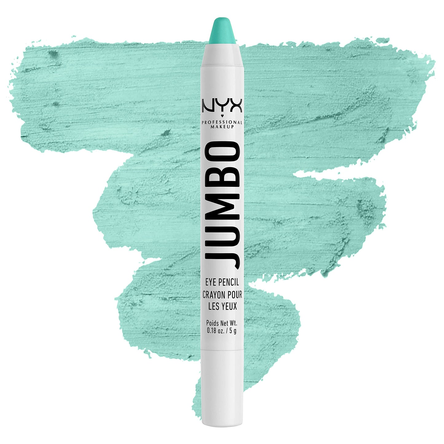 NYX PROFESSIONAL MAKEUP Jumbo Eye Pencil, Blendable Eyeshadow Stick & Eyeliner Pencil - Macaroon