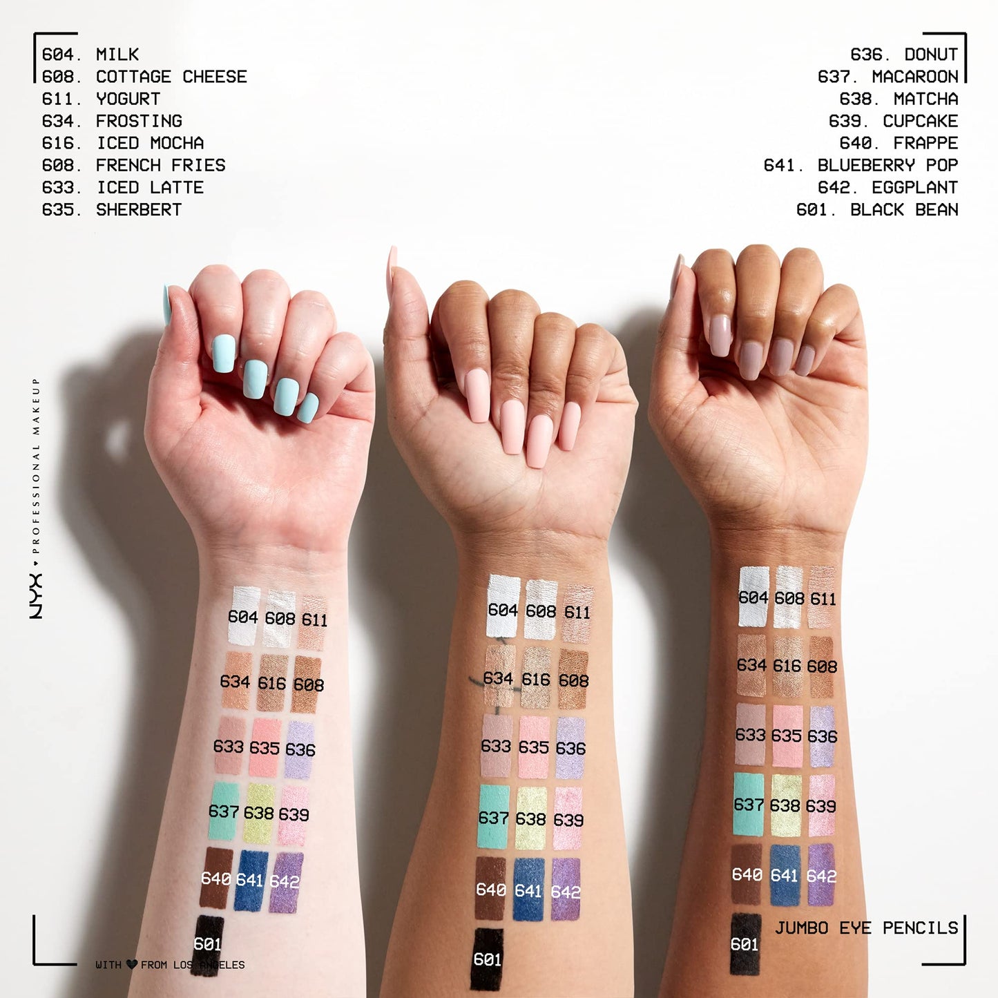 NYX PROFESSIONAL MAKEUP Jumbo Eye Pencil, Blendable Eyeshadow Stick & Eyeliner Pencil - Macaroon
