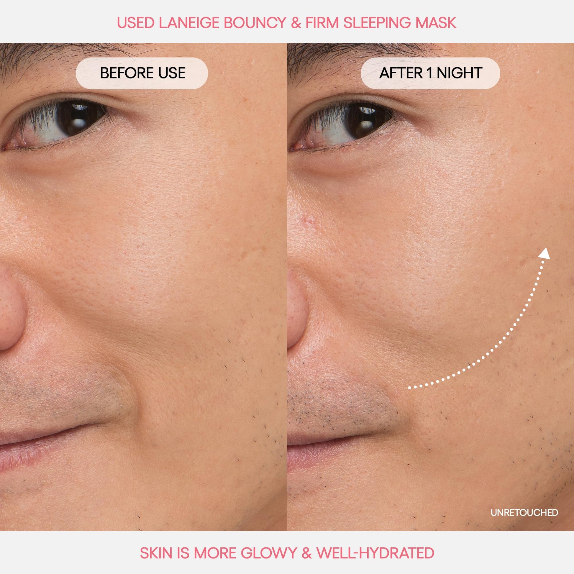 LANEIGE Bouncy & Firm Sleeping Mask: Korean Overnight Face Mask to Plump, Firm, & Boost Elasticity