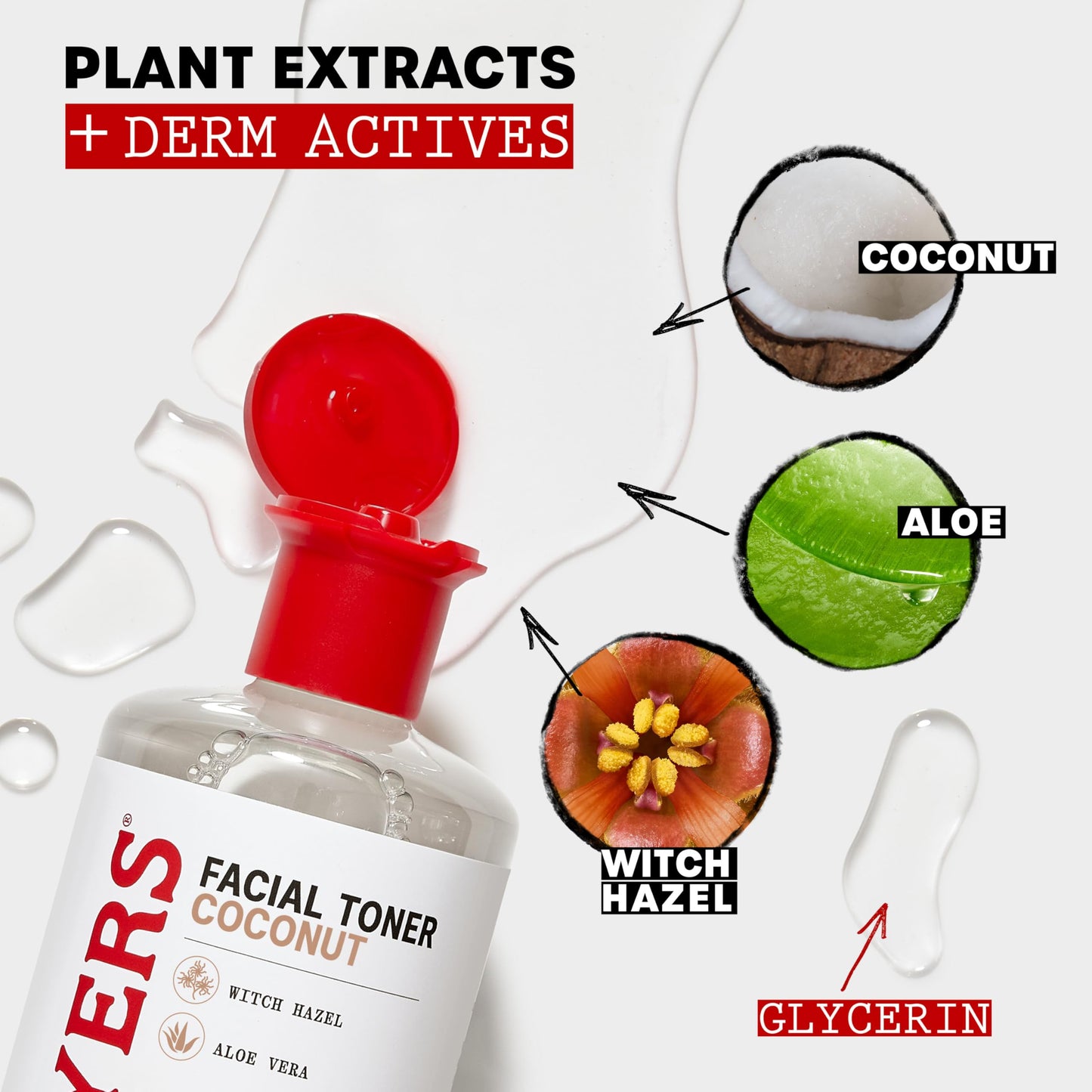 THAYERS Alcohol-Free, Hydrating Coconut Water Witch Hazel Facial Toner with Aloe Vera Formula